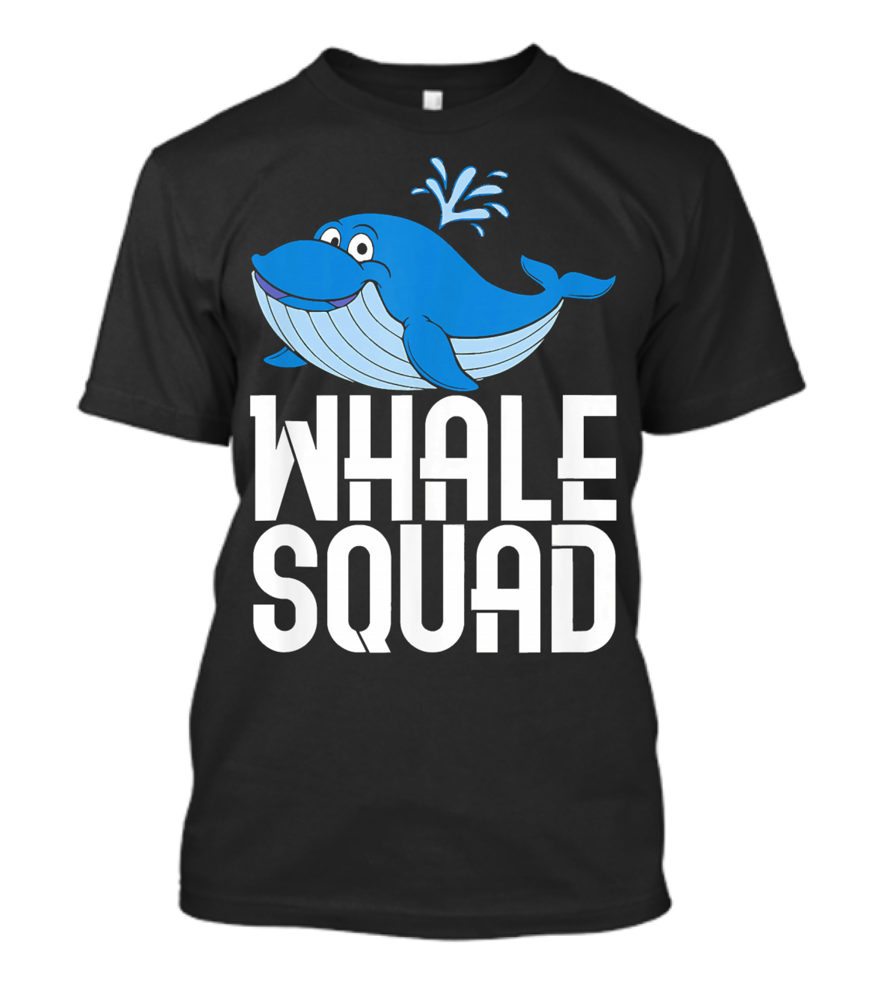 Whale Squad Cool Stylish I Love Blue Whale Fun And Playful T-Shirt