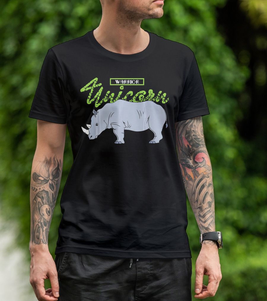 Warrior Unicorn Rhino T-Shirt