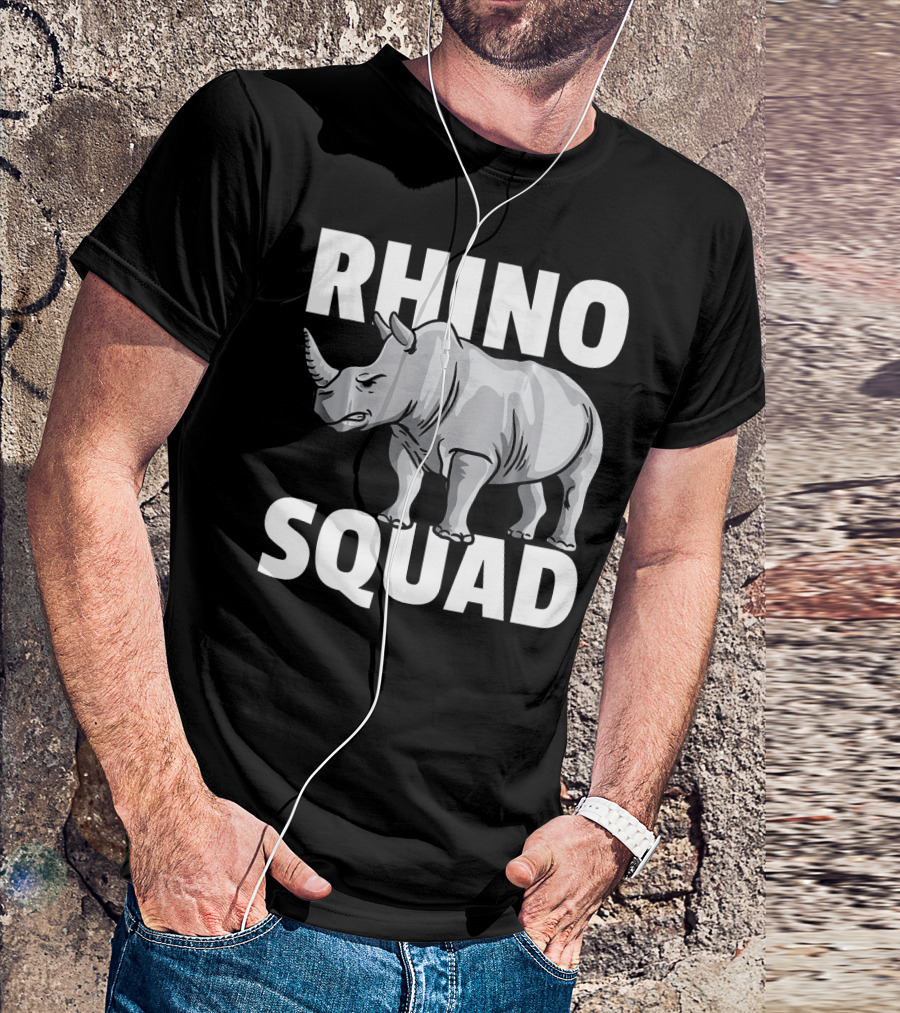 Rhino Squad Rhinoceros Farm Team T-Shirt