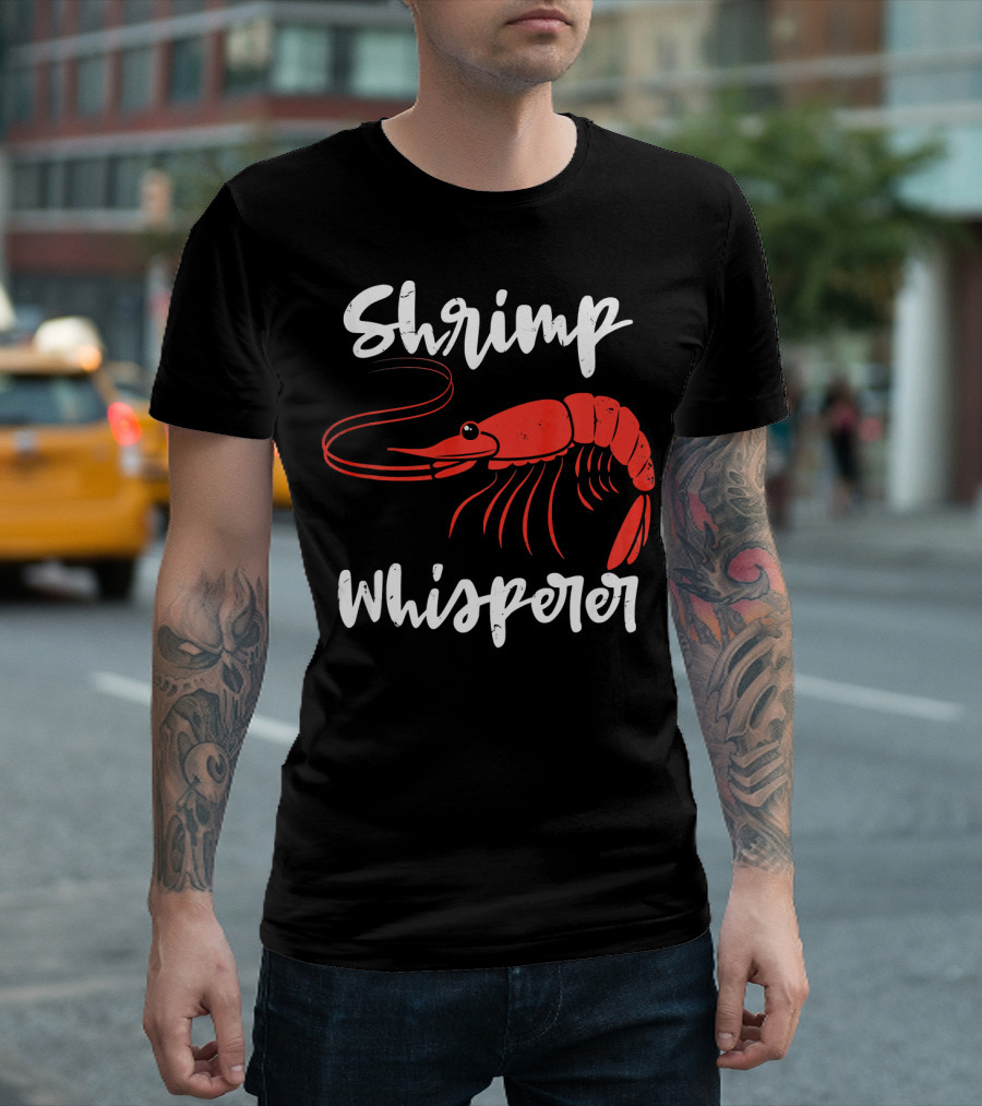Shrimp Whisperer Cute Crab Funny Shrim T-Shirt