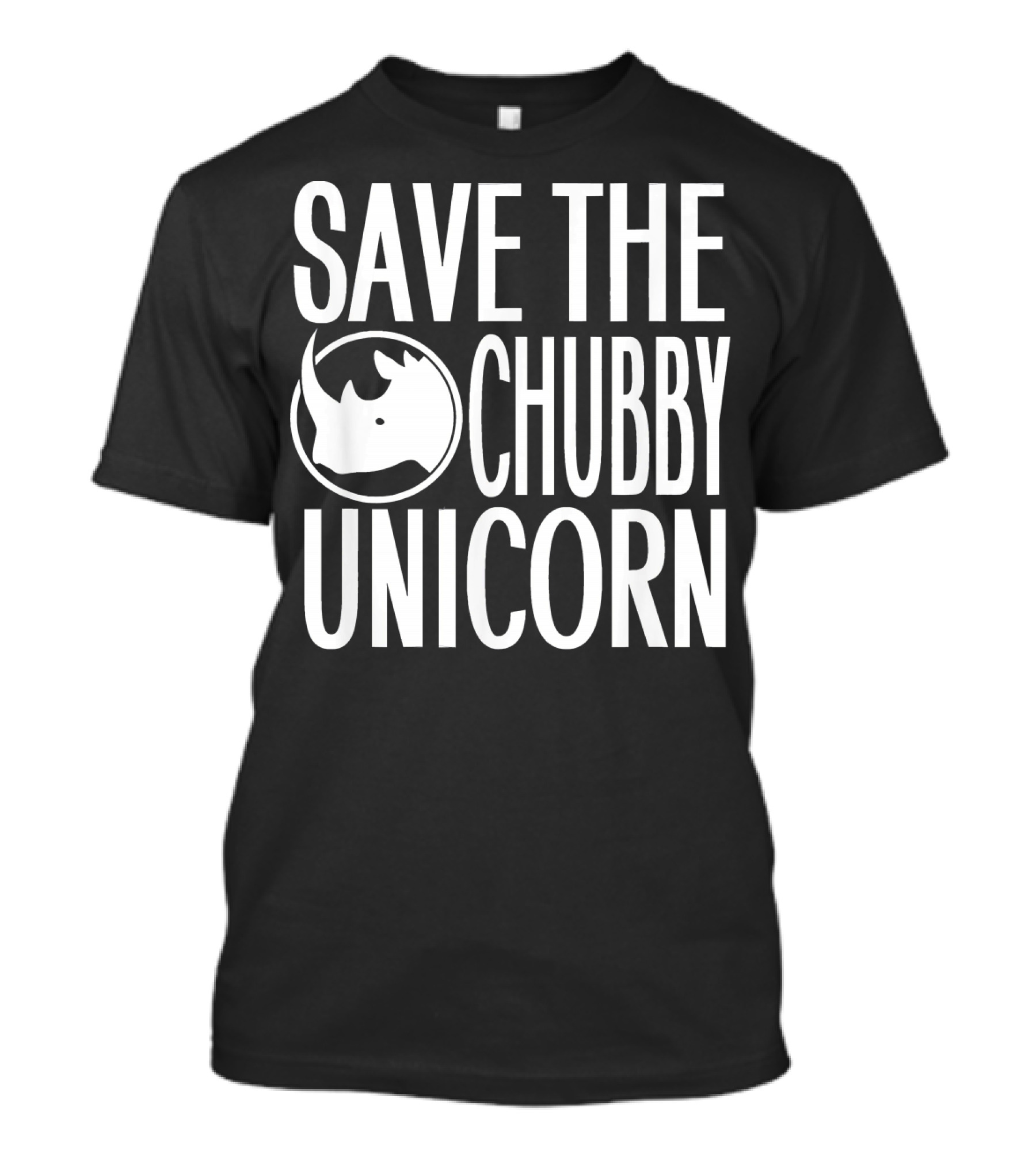 Save The Chubby Unicorn Rhino Lover T-Shirt