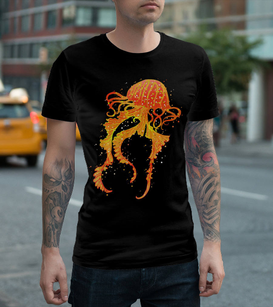 Cute Funny Unique Colorful Jellyfish T-Shirt