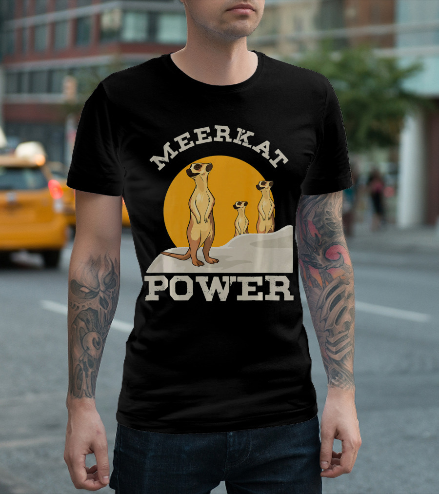 Meerkat Power Desert Animal T-Shirt