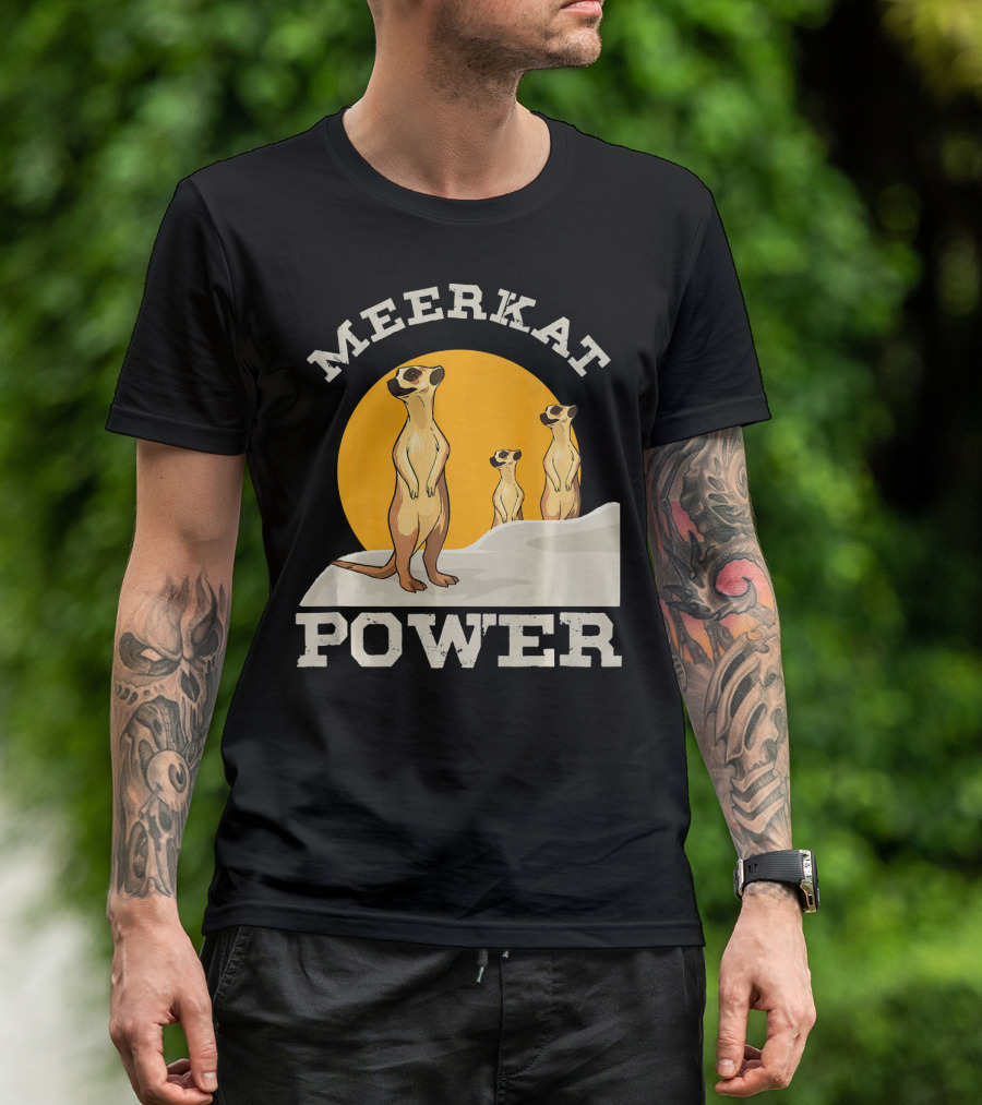 Meerkat Power Desert Animal T-Shirt