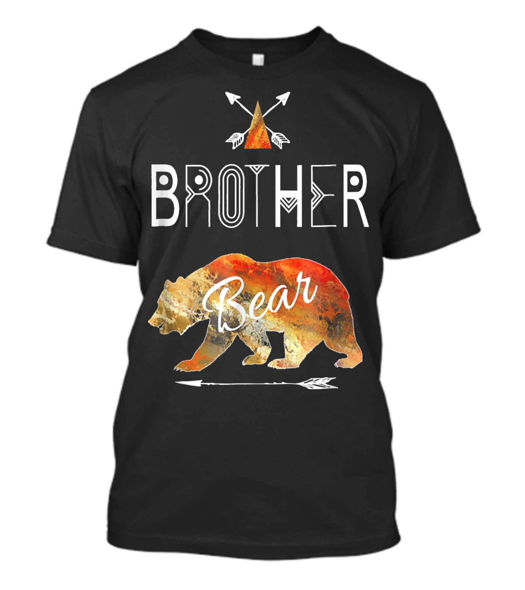Brother Bear Tribal Arrows And Bear T-Shirt