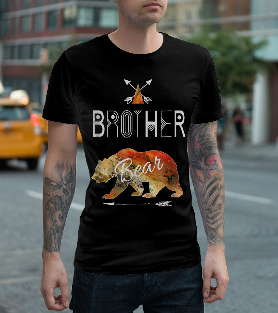 Brother Bear Tribal Arrows And Bear T-Shirt