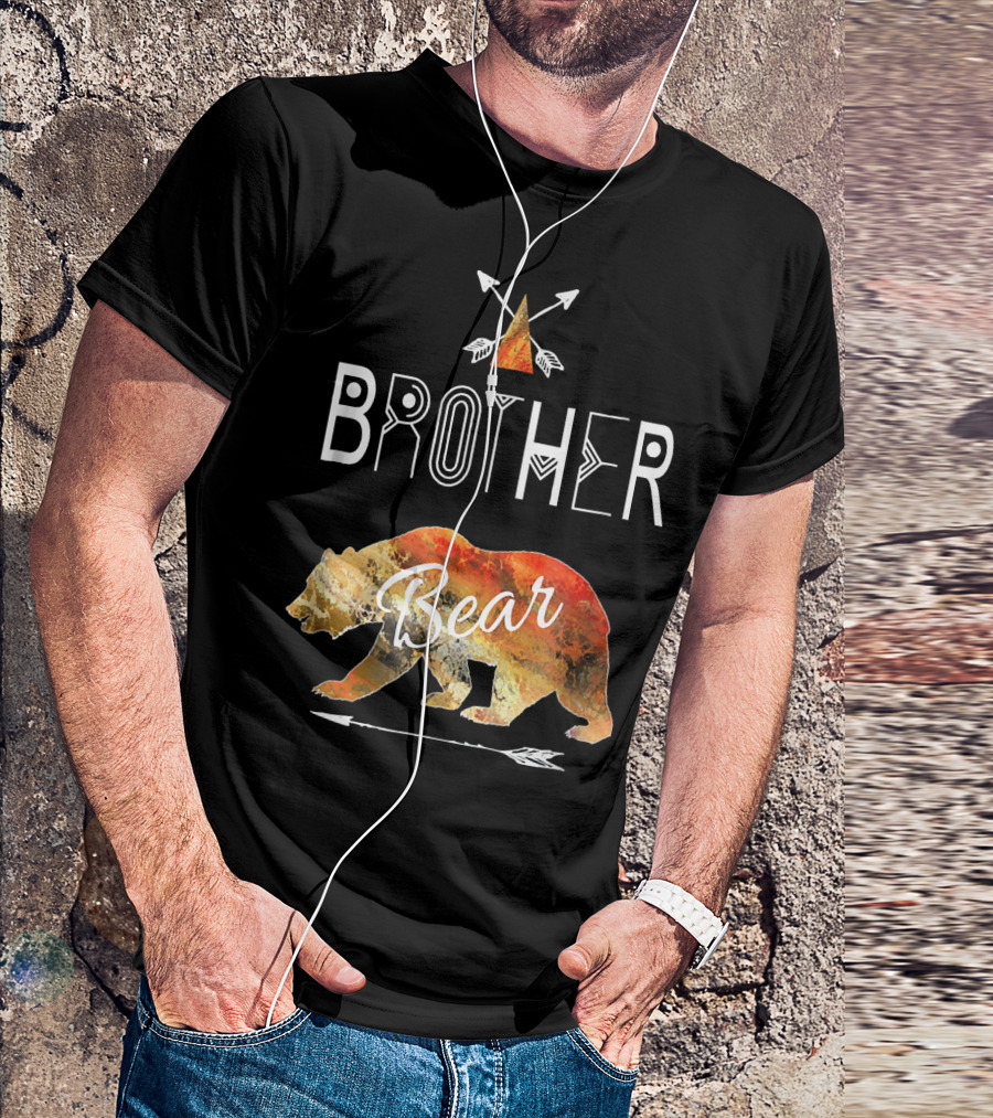 Brother Bear Tribal Arrows And Bear T-Shirt