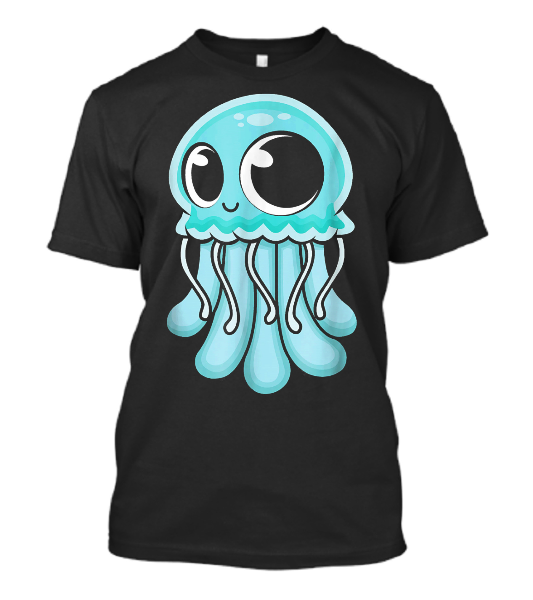 Cute Big-Eyed Baby Jellyfish Aquatic T-Shirt