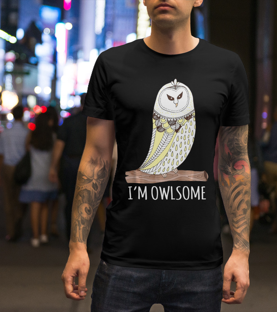 I'm Owlsome Cute Owl T-Shirt