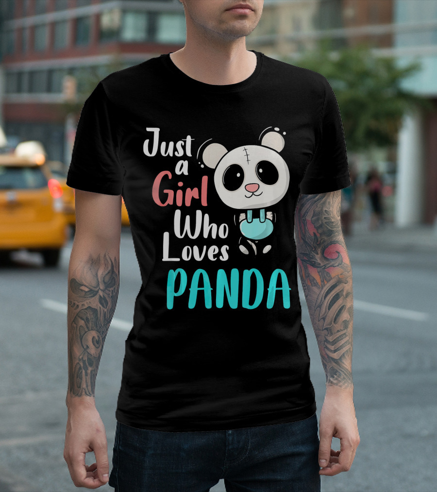Just a Girl Who Loves Panda Cute Awesome T-Shirt