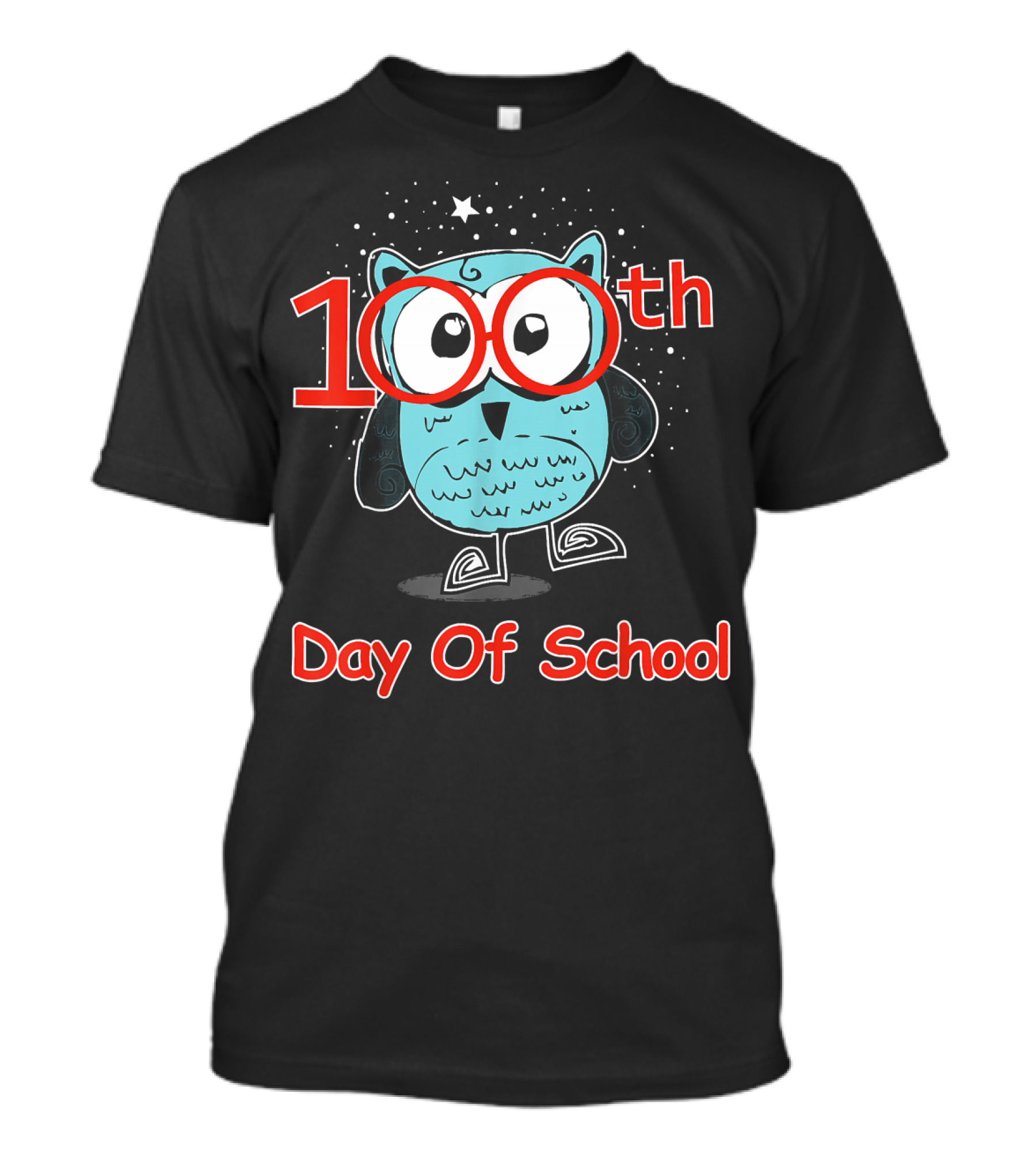 100th Day Of School Cute Owl T-Shirt