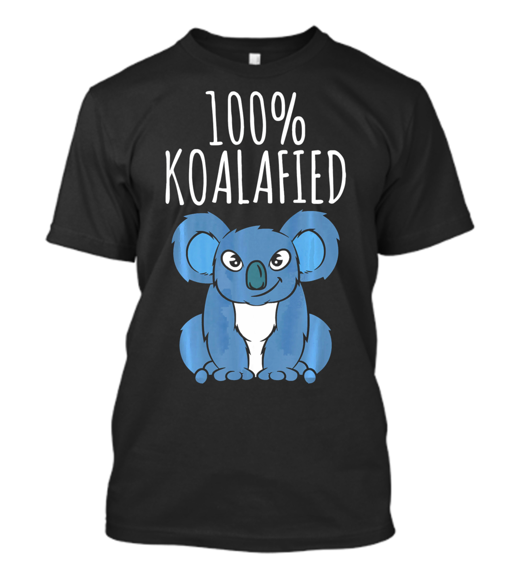 100% Koalafied Koala Pun Message T-Shirt
