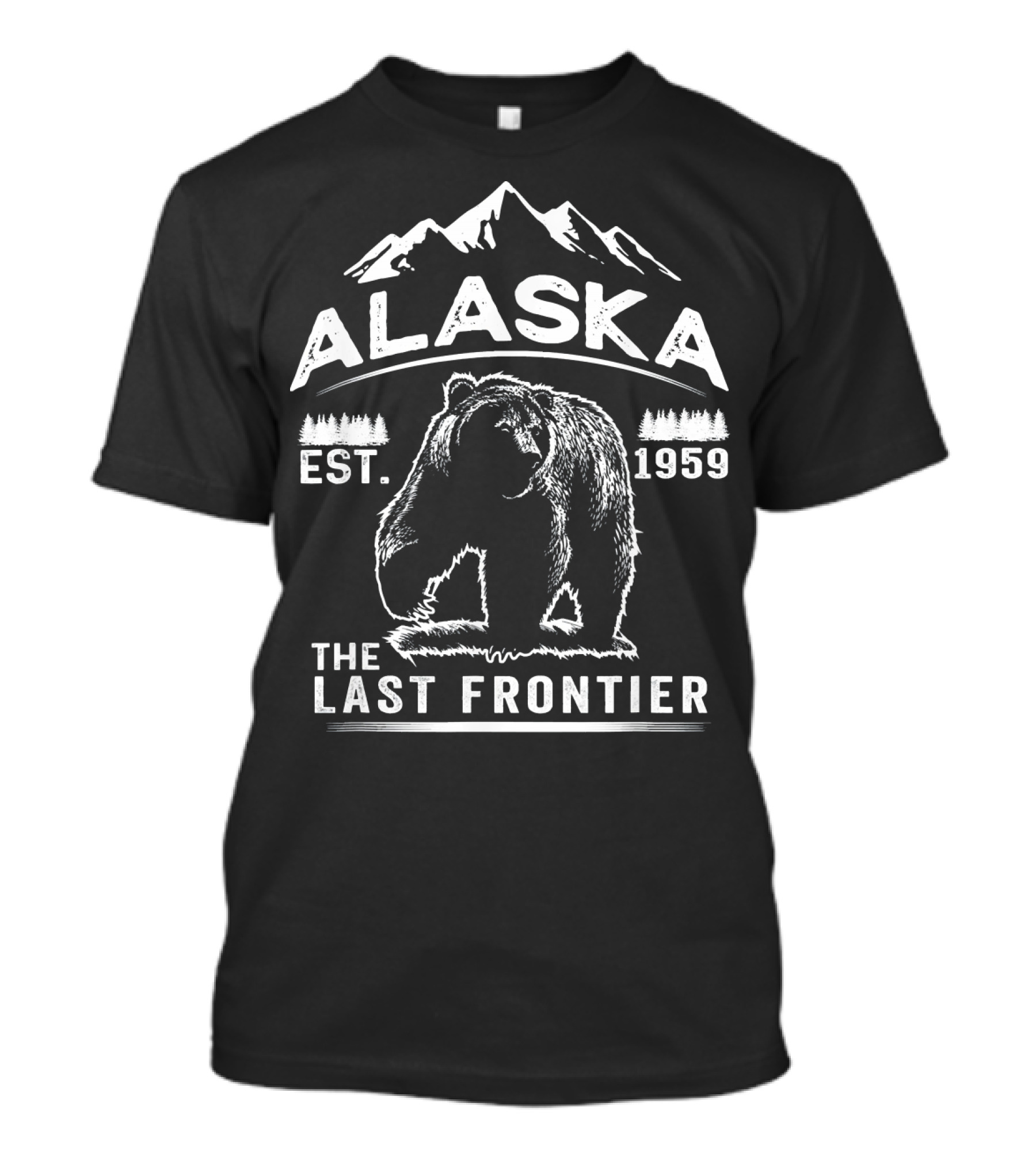Alaska Bear Est. 1959 The Last Frontier T-Shirt