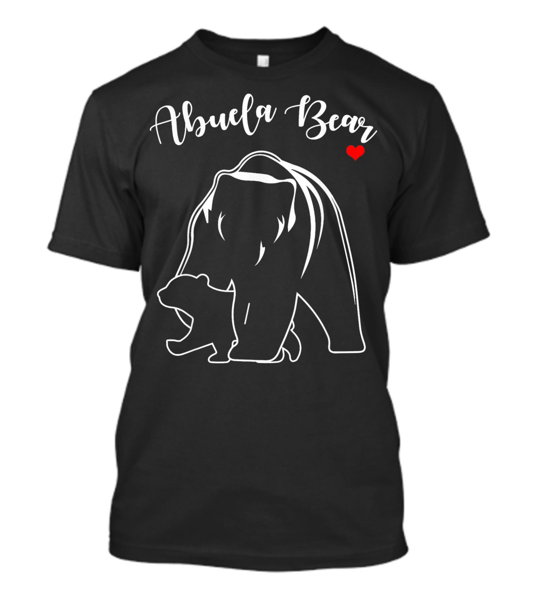 Abuela Bear Best Mothers Heart Bear T-Shirt