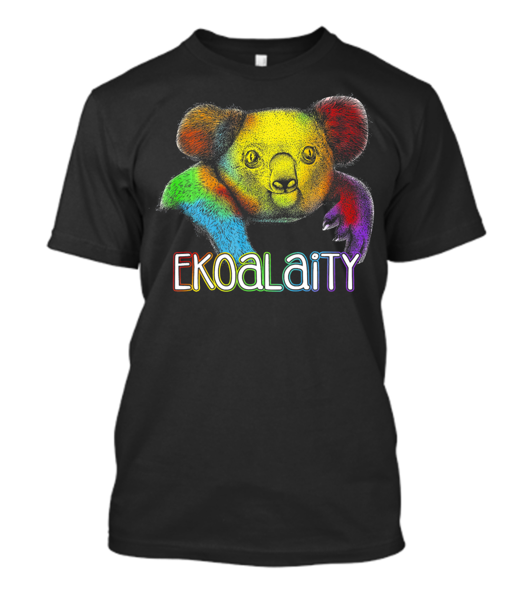 Ekoalaity Rainbow Koala Equality LGB T-Shirt