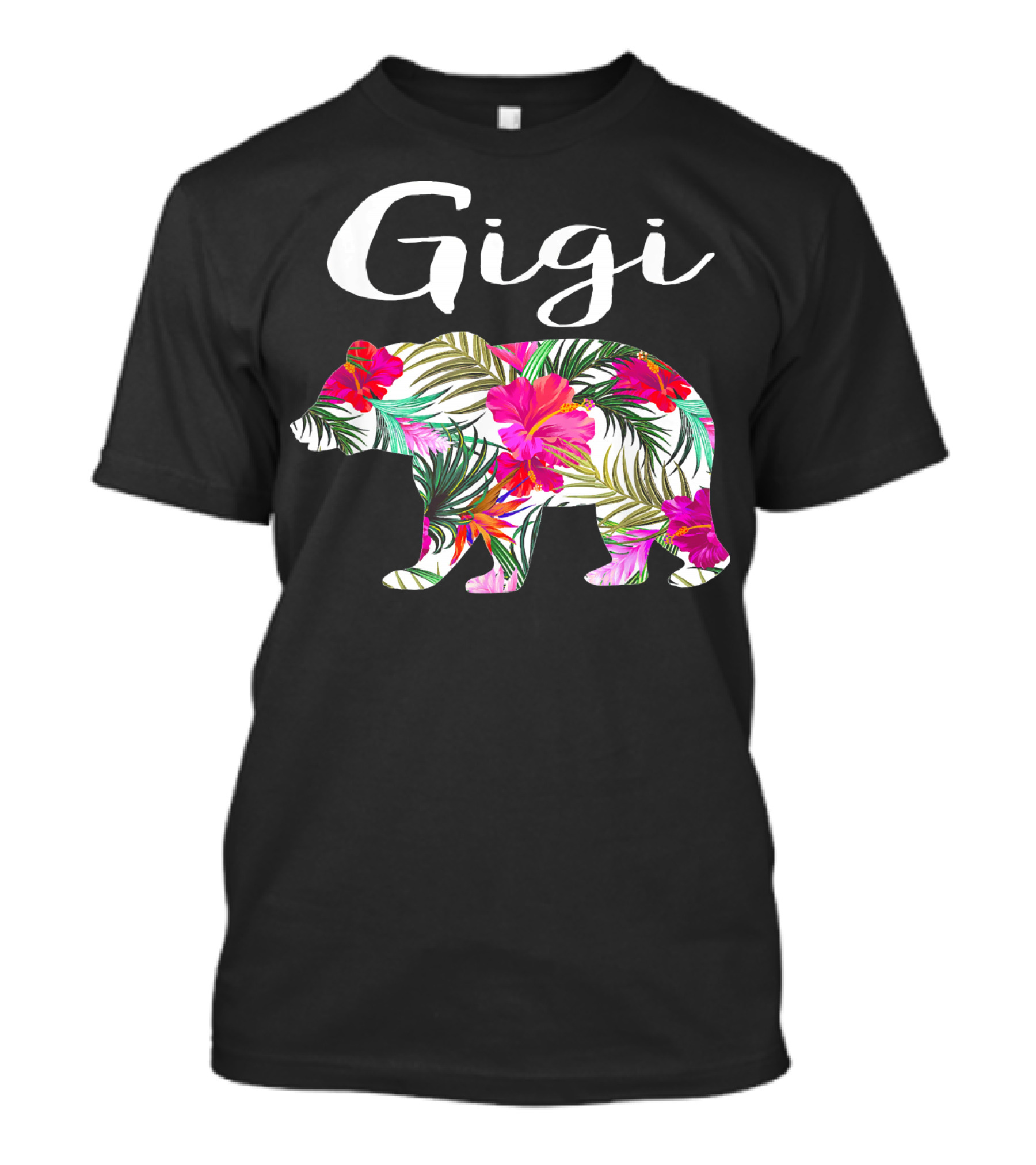 Gigi Floral Bear Mother's Day Gift T-Shirt