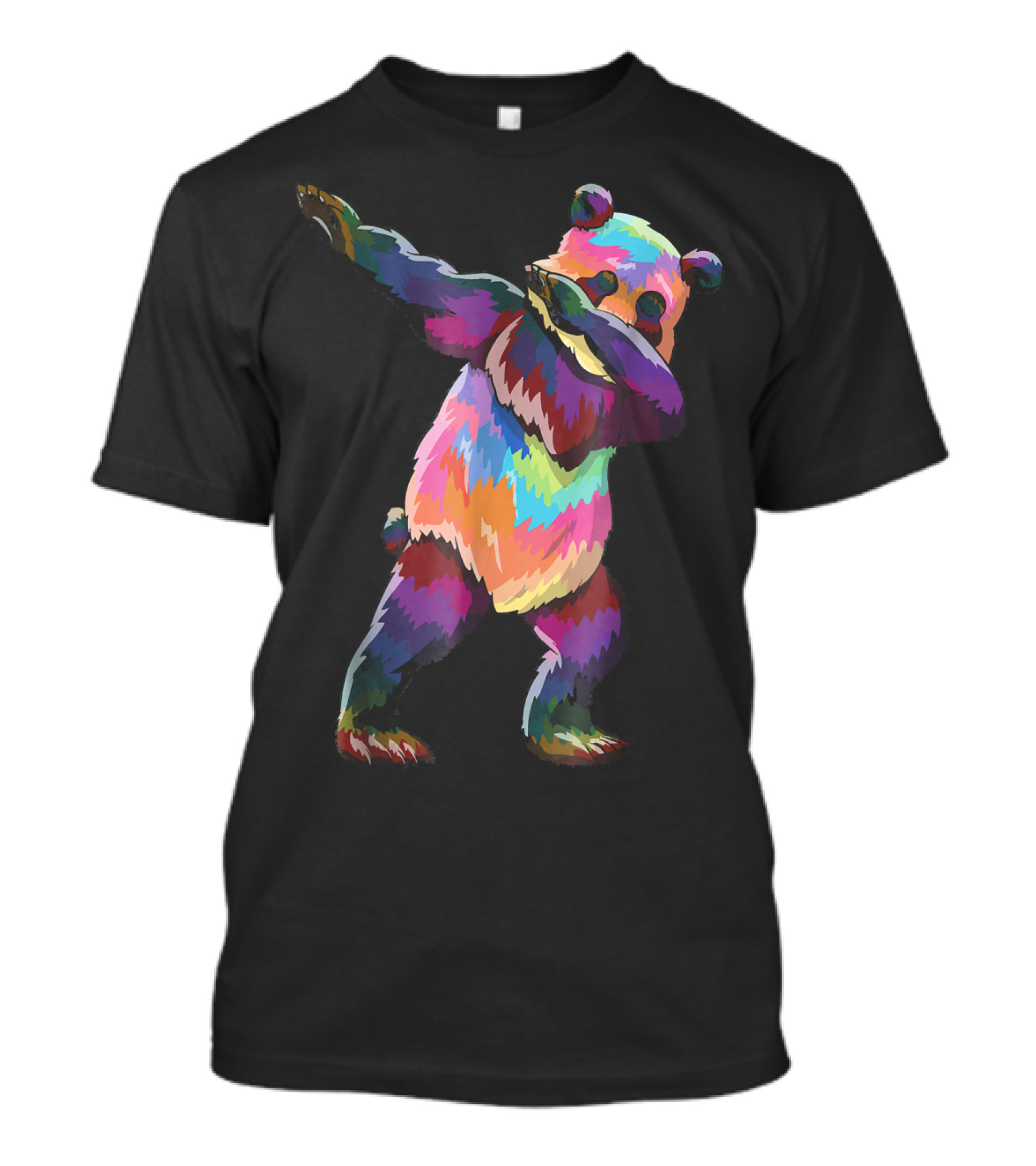 Dabbing Panda Funny Colorful Dab T-Shirt