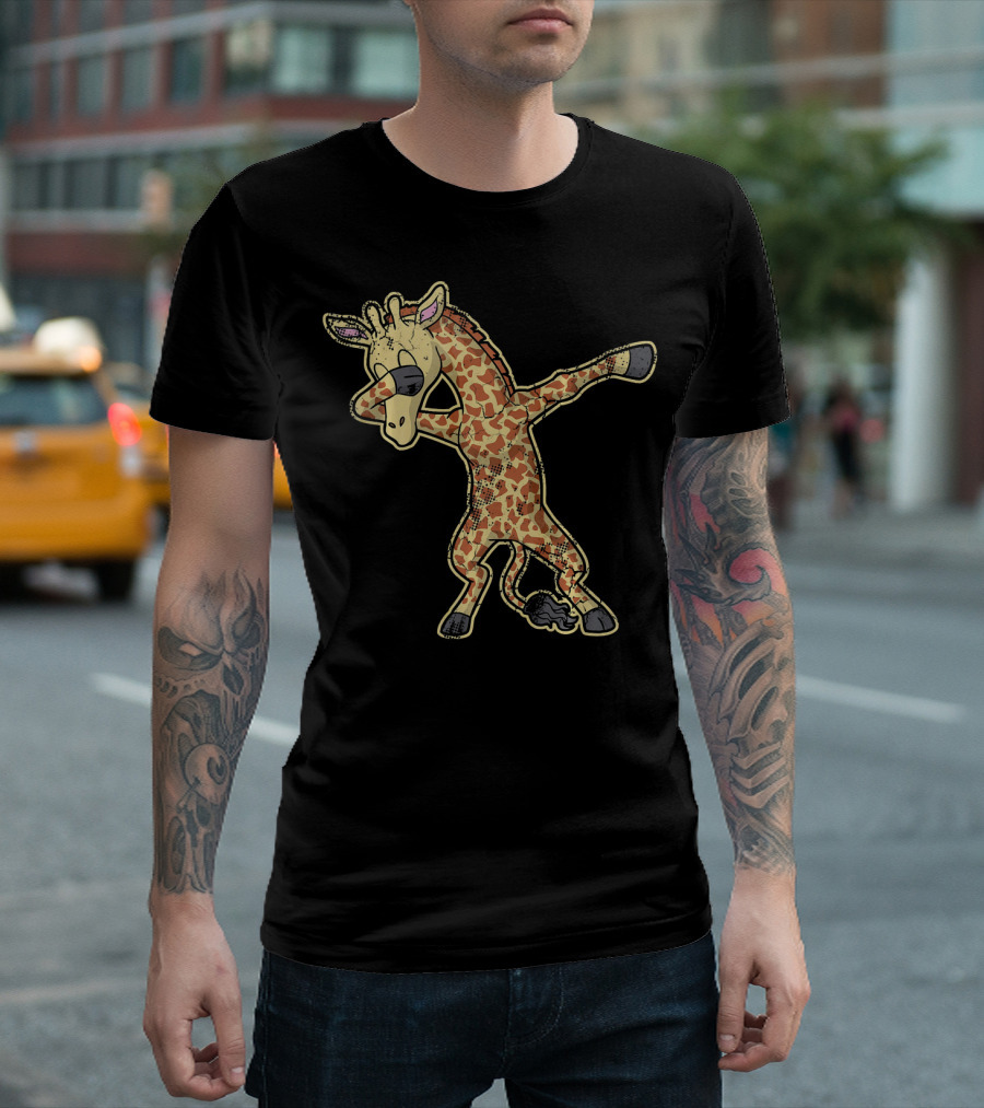 Dabbing Giraffe Dab Dance Pose T-Shirt