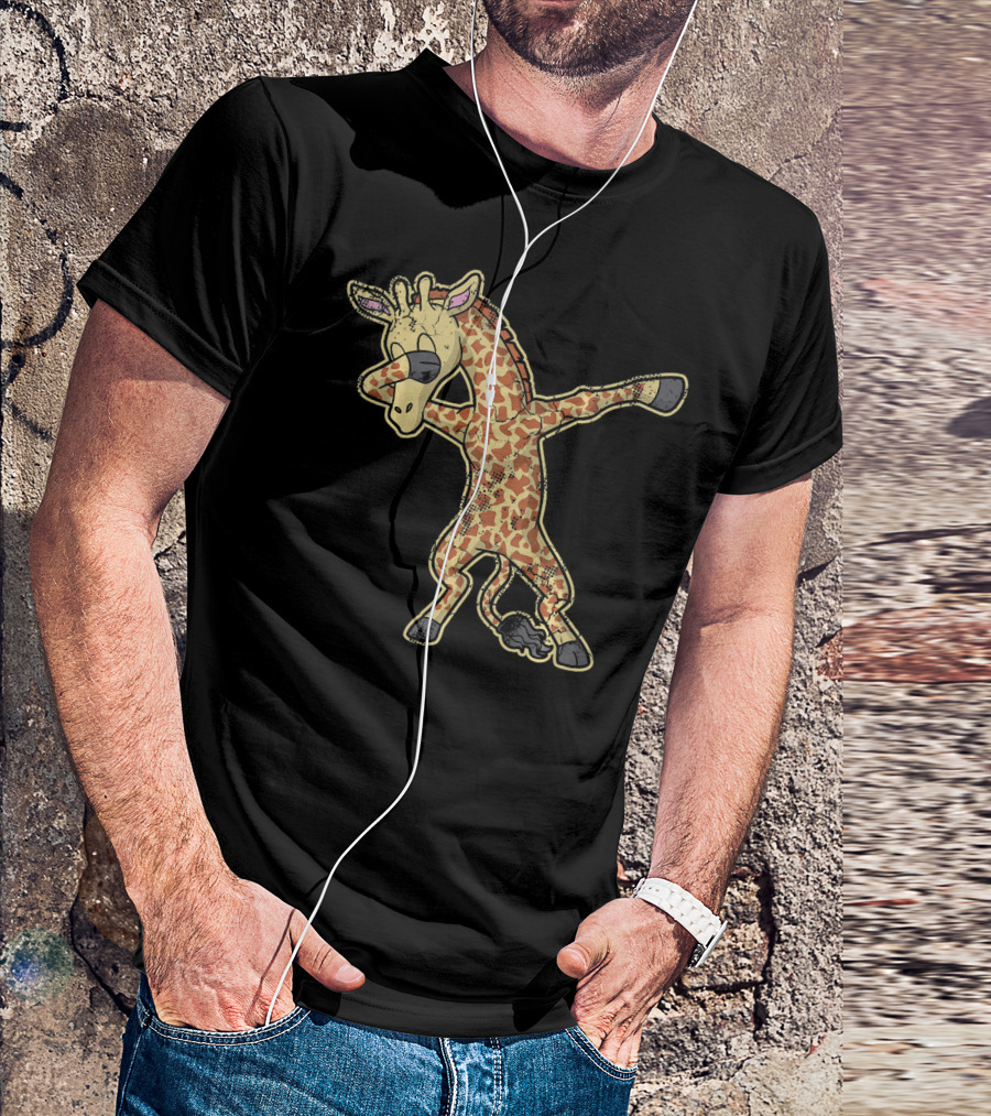 Dabbing Giraffe Dab Dance Pose T-Shirt