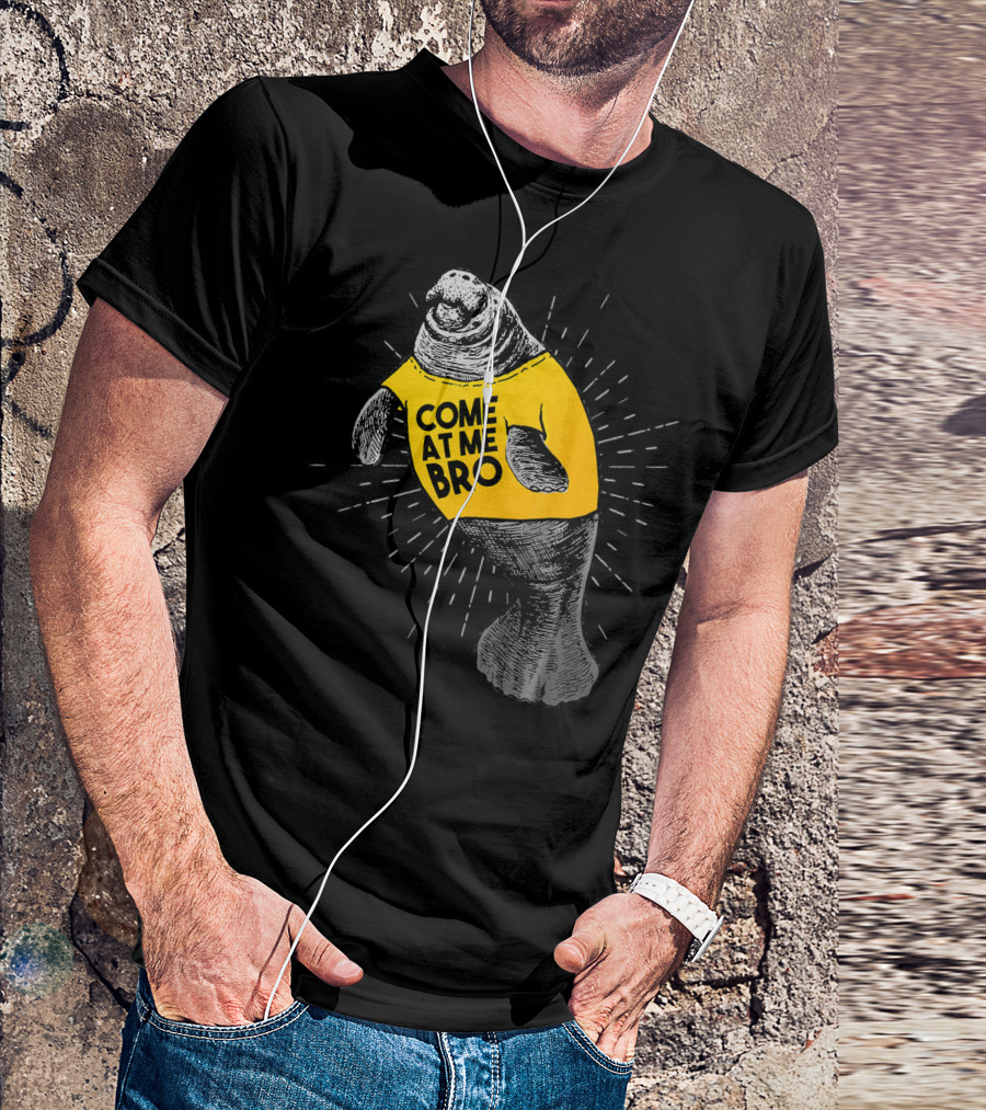 Come At Me Bro Funny Viral Meme Mana Guy T-Shirt
