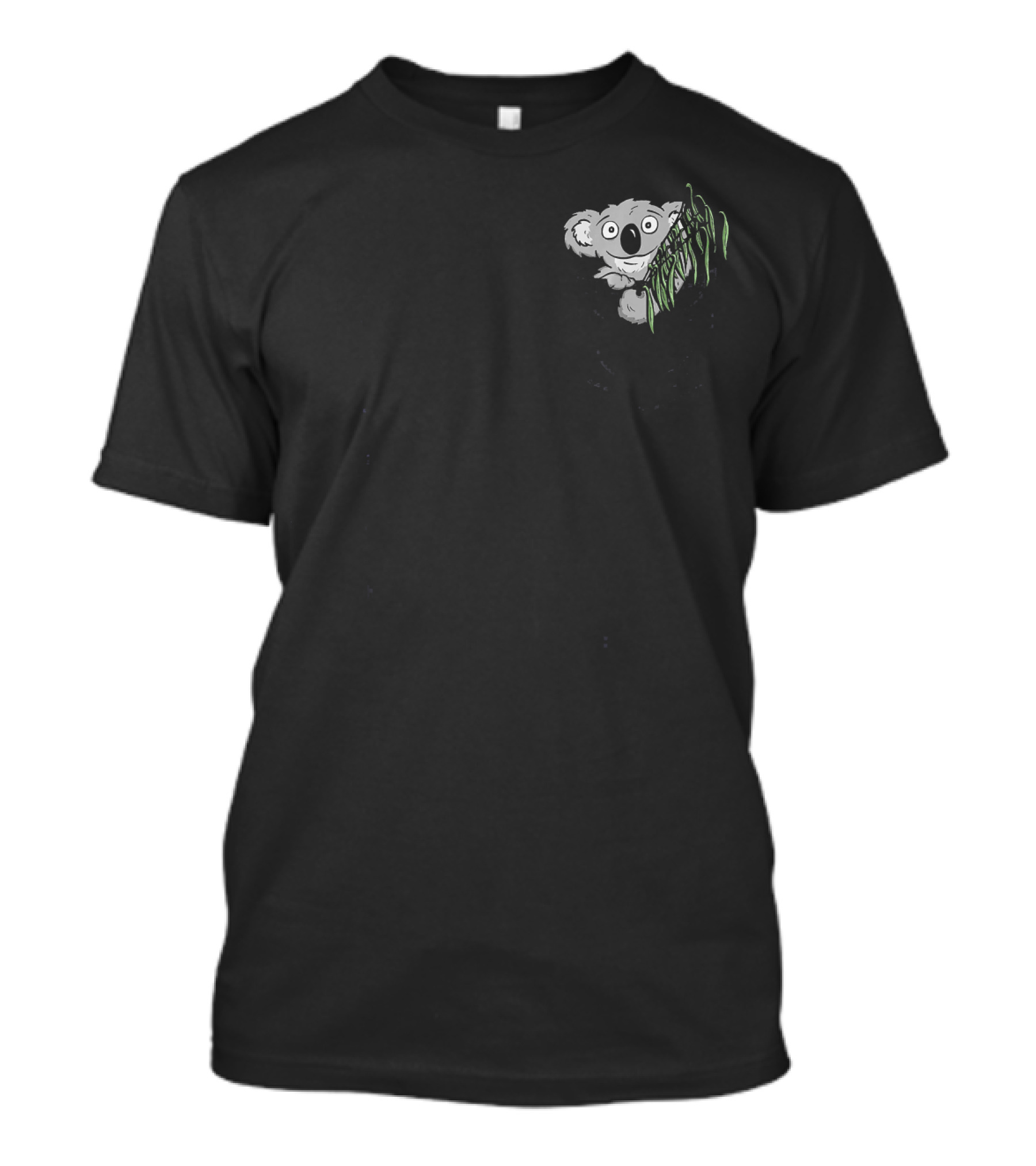Funky Cute Australian Koala Bear In Pocket T-Shirt