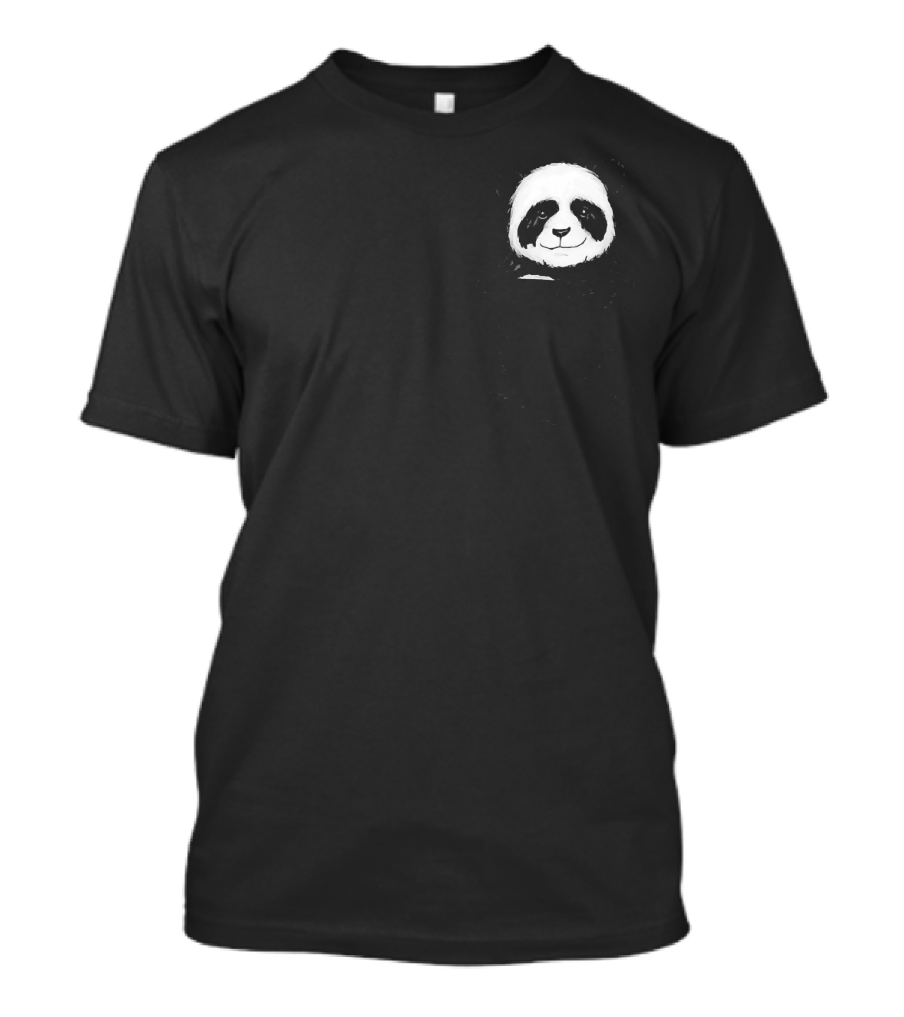Cute Panda Bear In Pocket For Panda Lovers T-Shirt