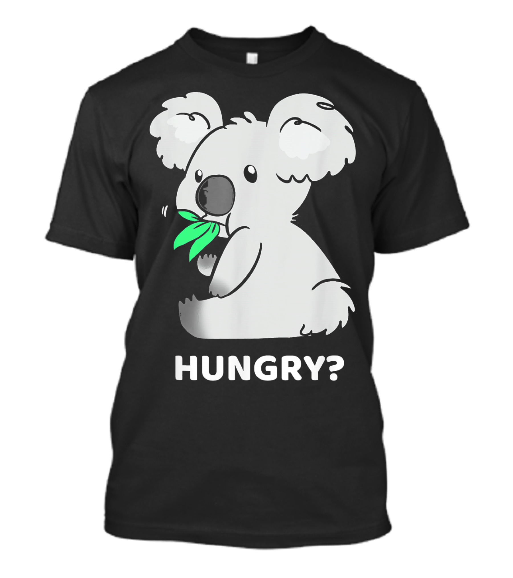 Hungry Koala Bear Eating Leaves T-Shirt