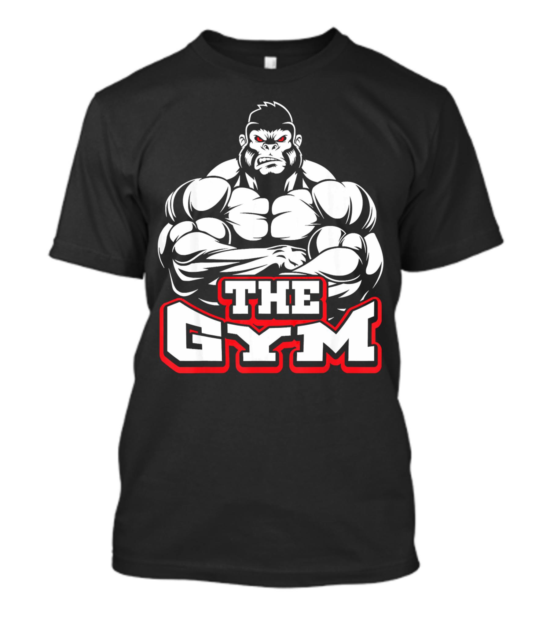 Gorilla Gym Training Funny Monkey The Gym T-Shirt