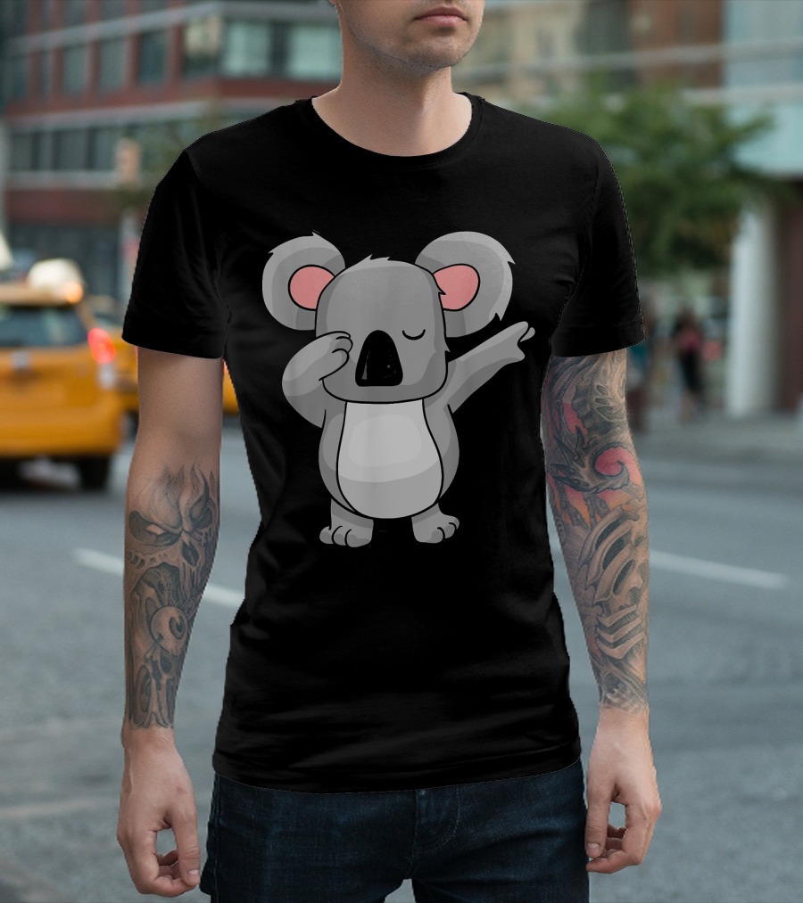 Dabbing Koala Dab Dance Pose Cute Funny T-Shirt