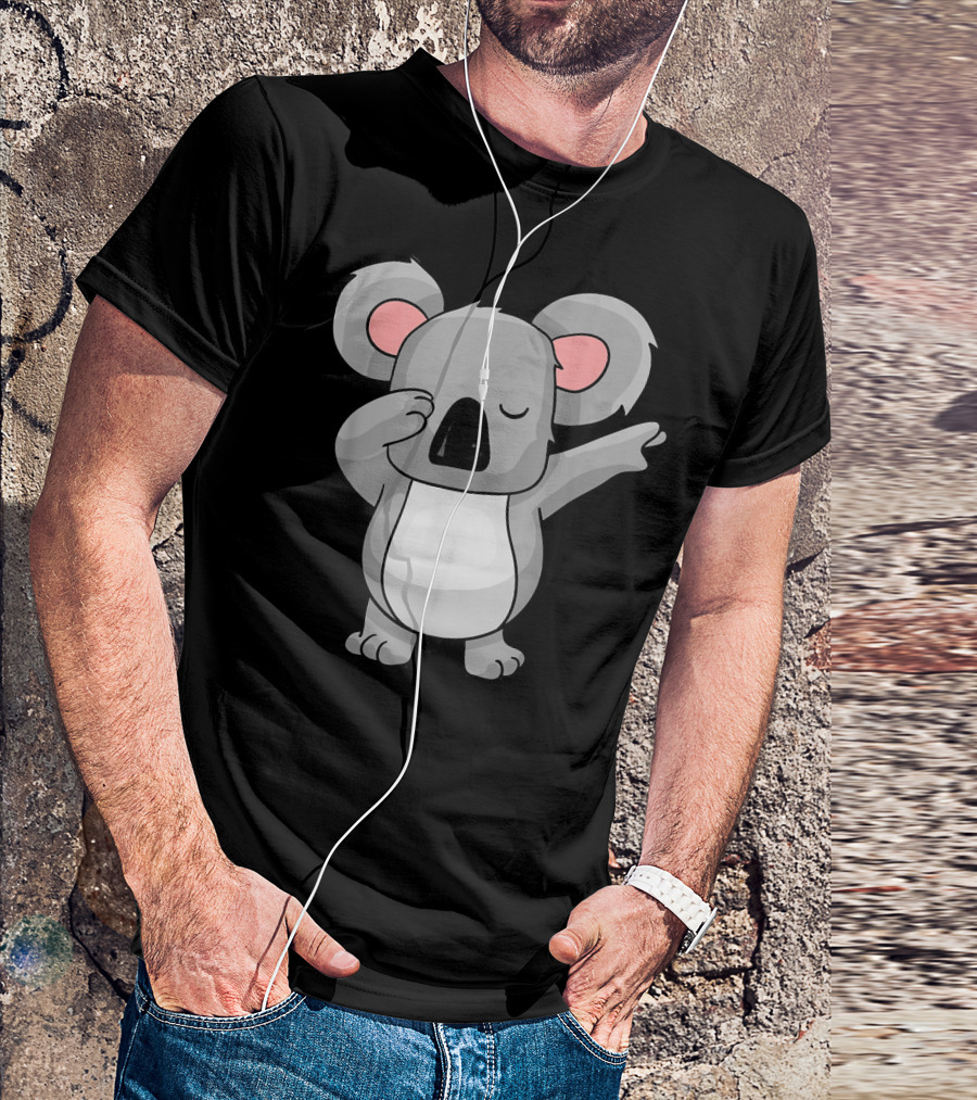 Dabbing Koala Dab Dance Pose Cute Funny T-Shirt