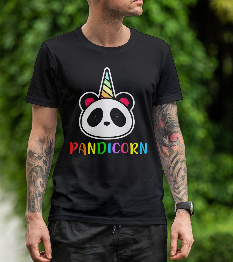 Pandicorn Cute Panda Unicorn Birthday T-Shirt