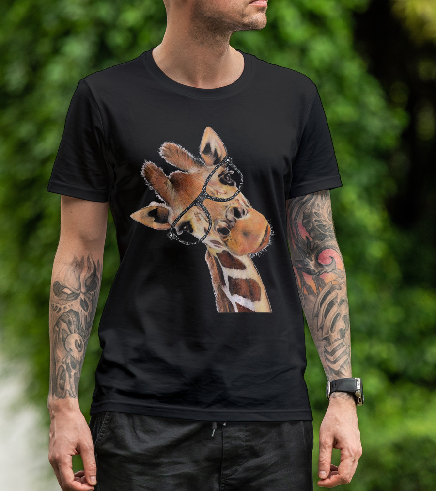 Good Time Hipster Giraffe With Glasses T-Shirt