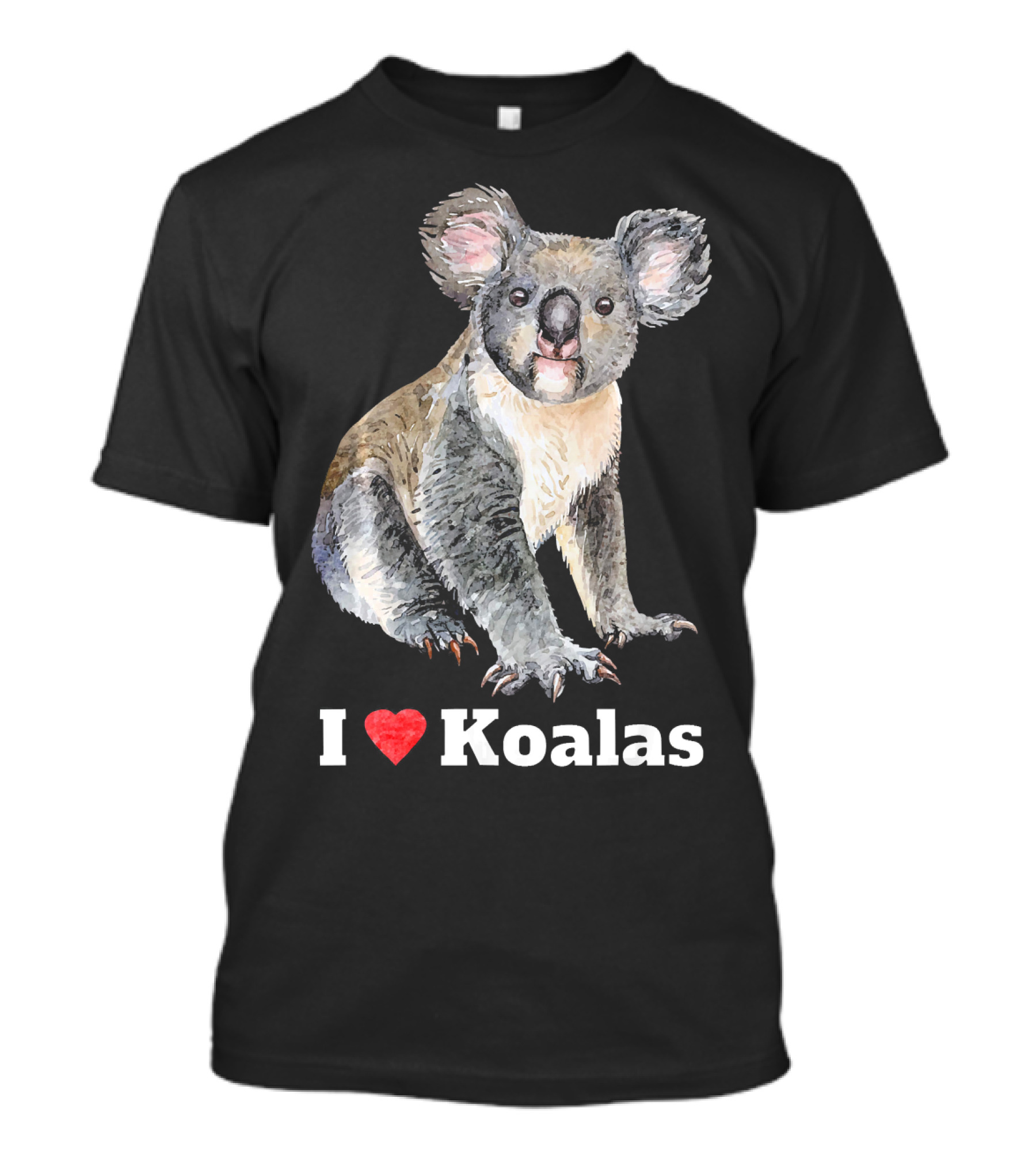 I Love Koalas Cuddly Cute Koala Bear Wat T-Shirt