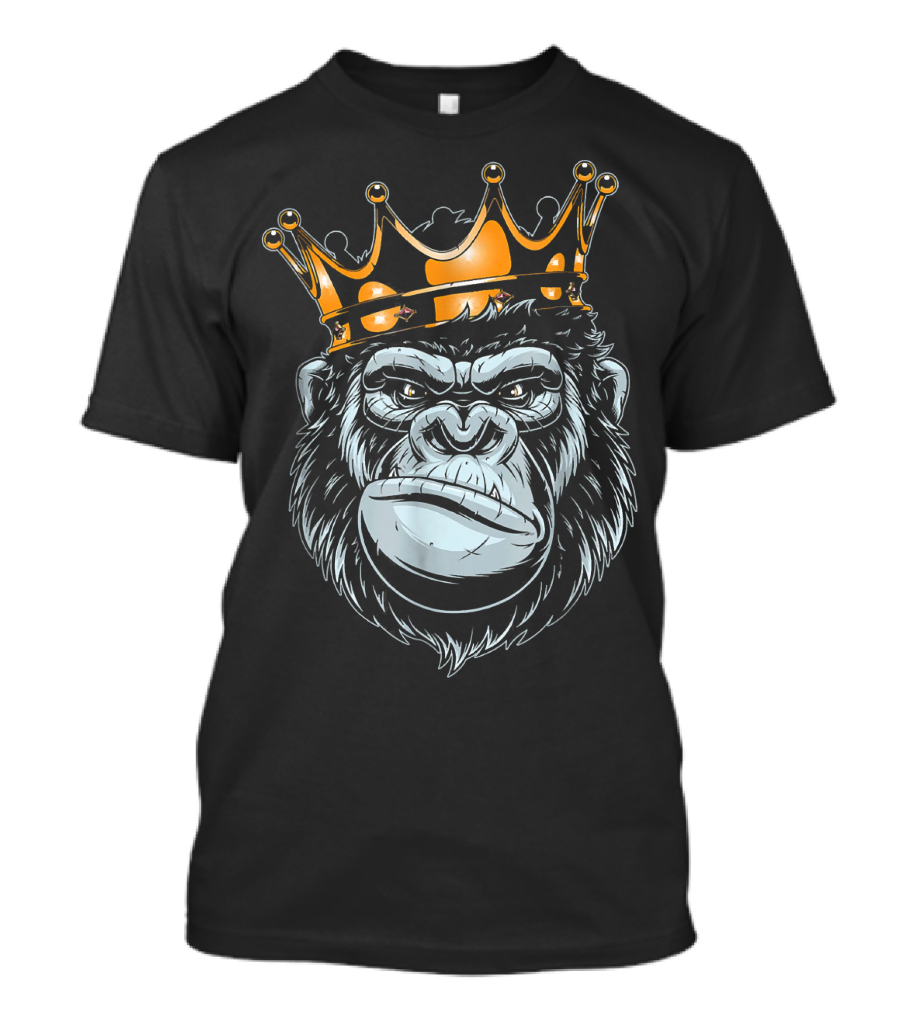 Gorilla King Alpha Crown Majesty T-Shirt