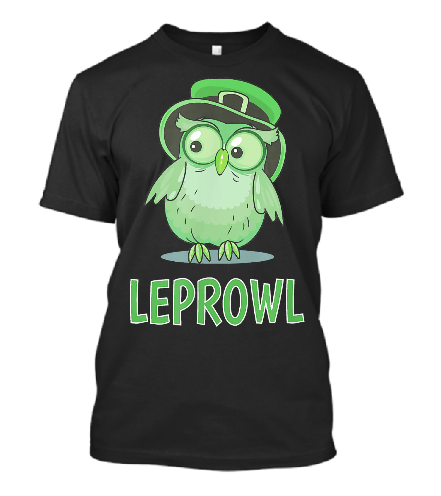 Irish Leprechaun Owl St. Patrick's Day Leprowl T-Shirt