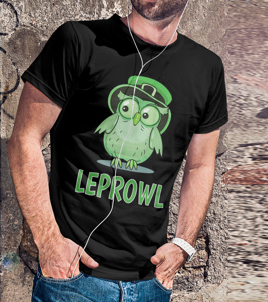 Irish Leprechaun Owl St. Patrick's Day Leprowl T-Shirt