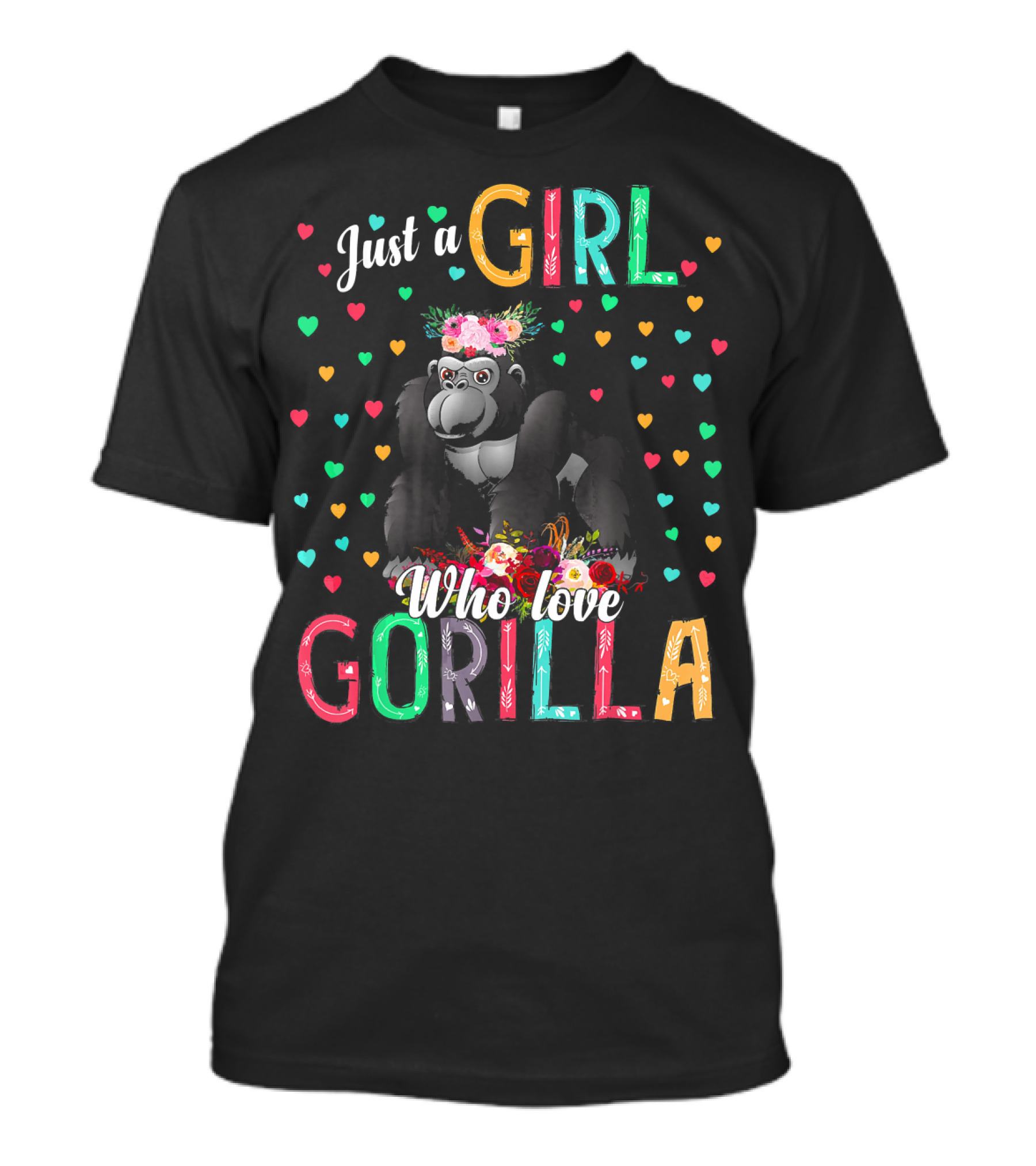 Just A Girl Who Loves Gorilla T-Shirt
