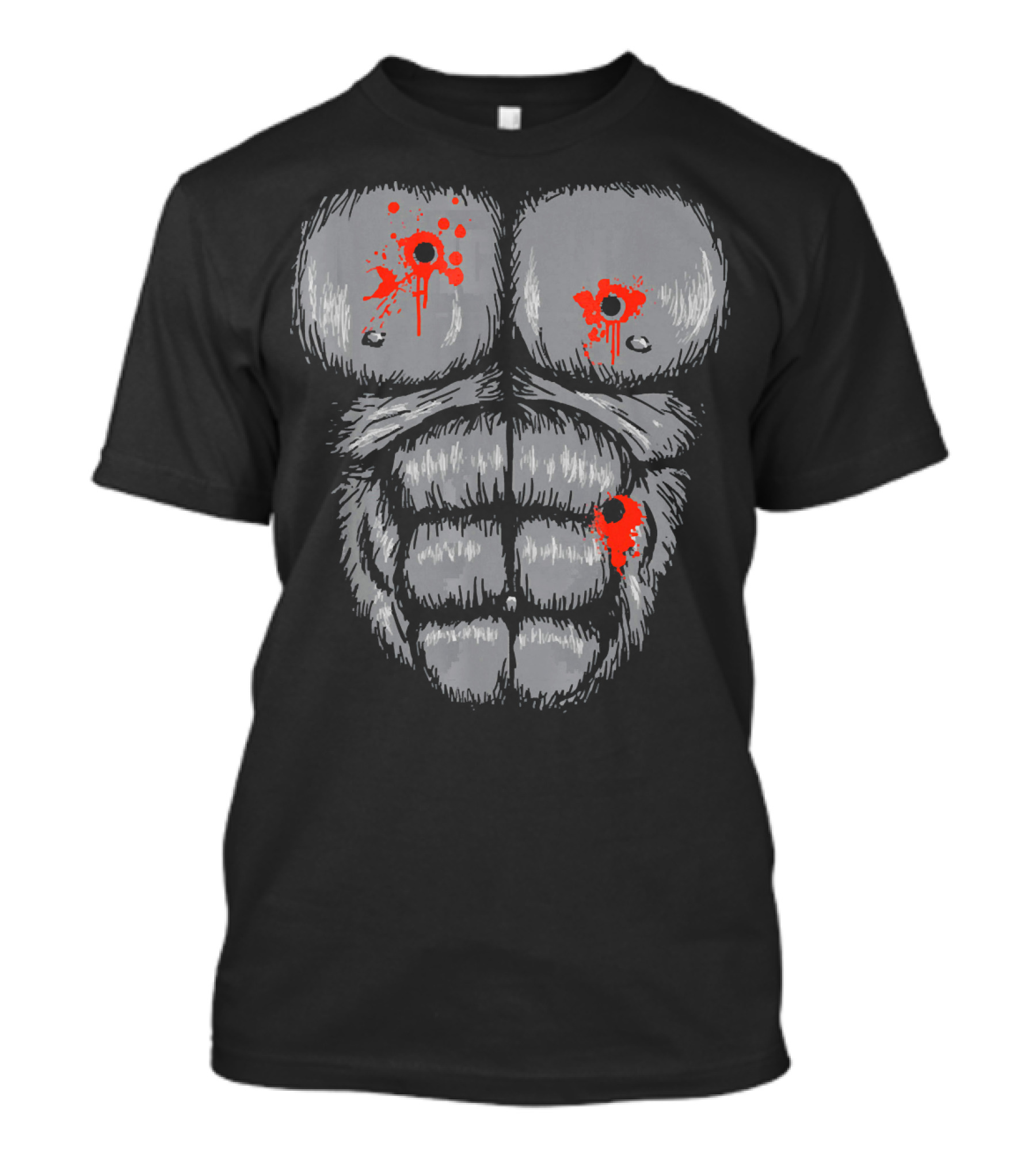 Halloween Costume Gunshot Gori Abs T-Shirt