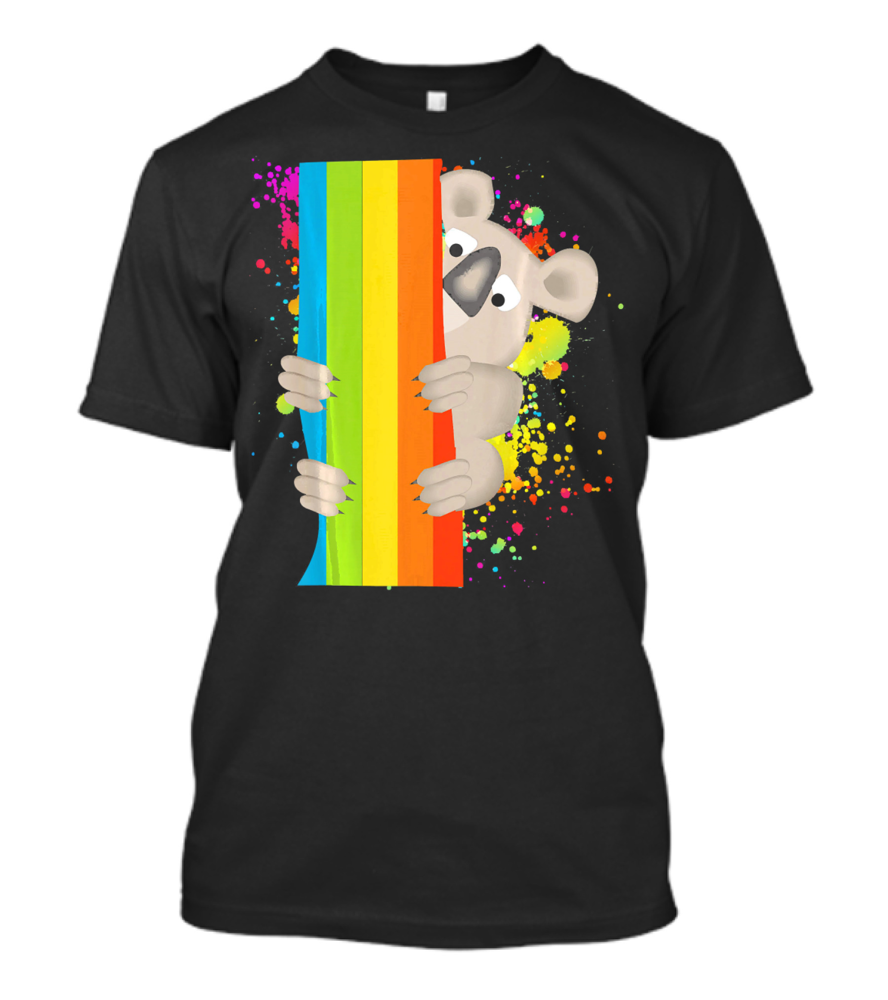 Gay Pride Month Cute Koala Rainbow T-Shirt