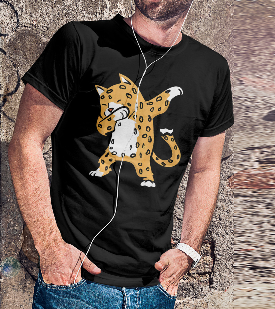 Jaguar Dab Dance Pose Cute Animal Gesture T-Shirt