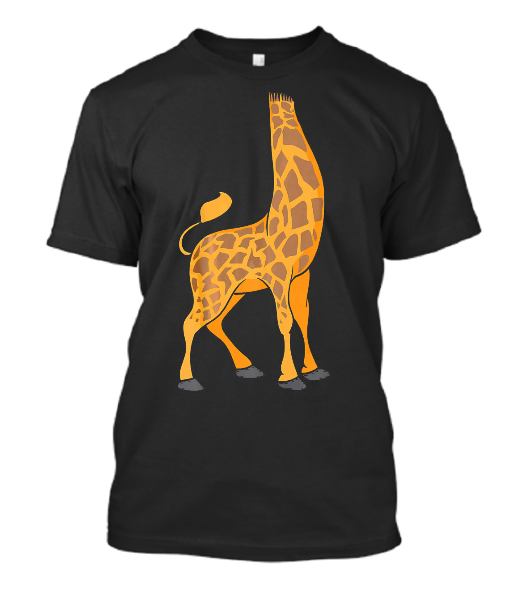 Giraffe Without Head Optical Illusion T-Shirt