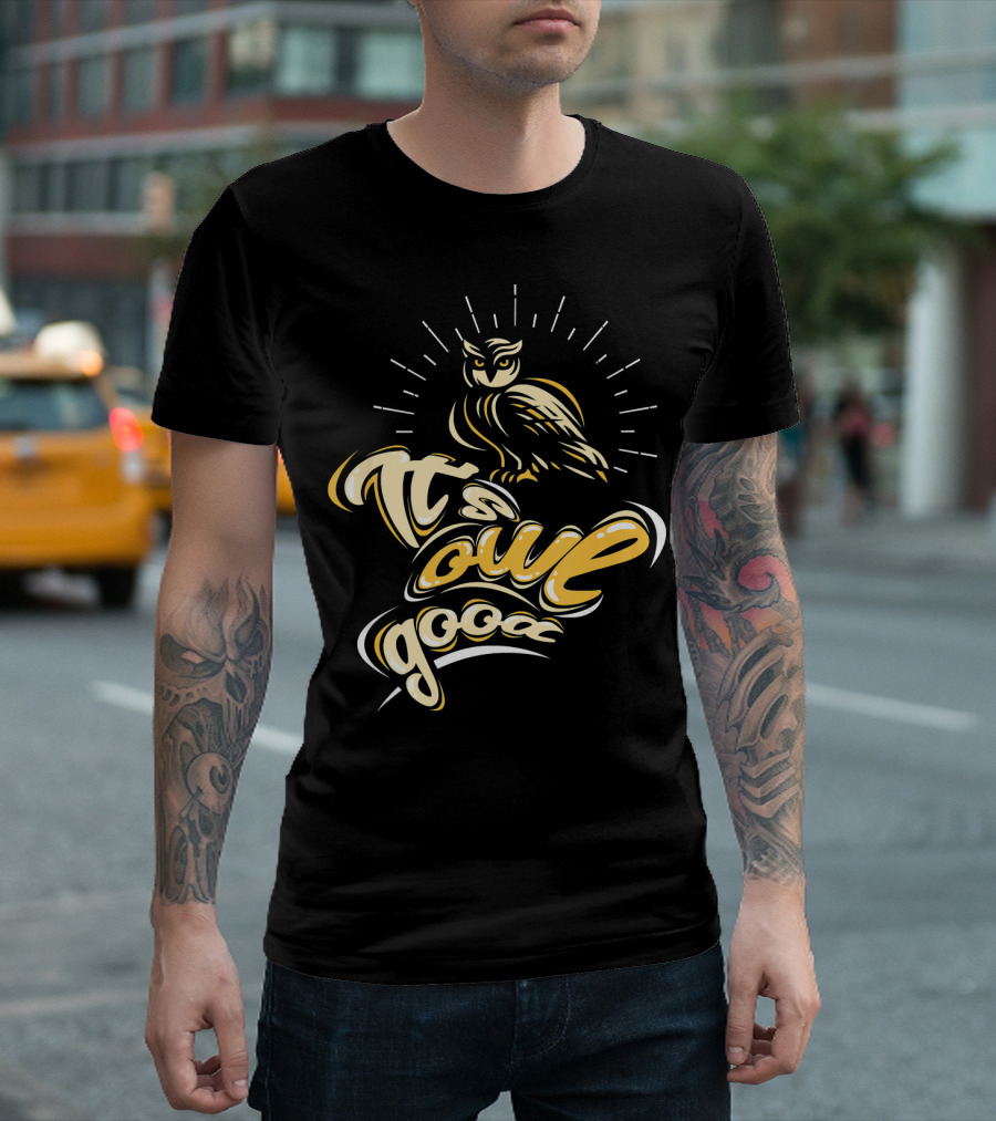 It's Owl Good Pun Darkness Wise No T-Shirt