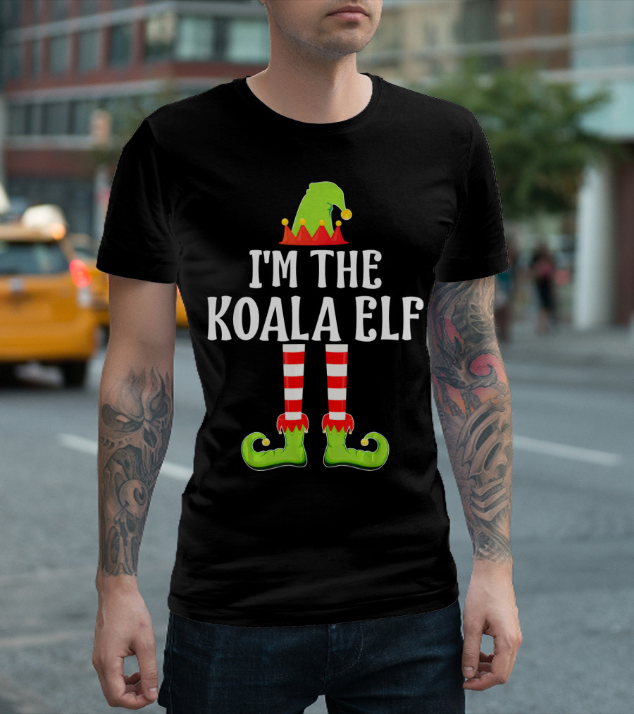 I'M THE KOALA ELF Matching Family Group Christmas T-Shirt