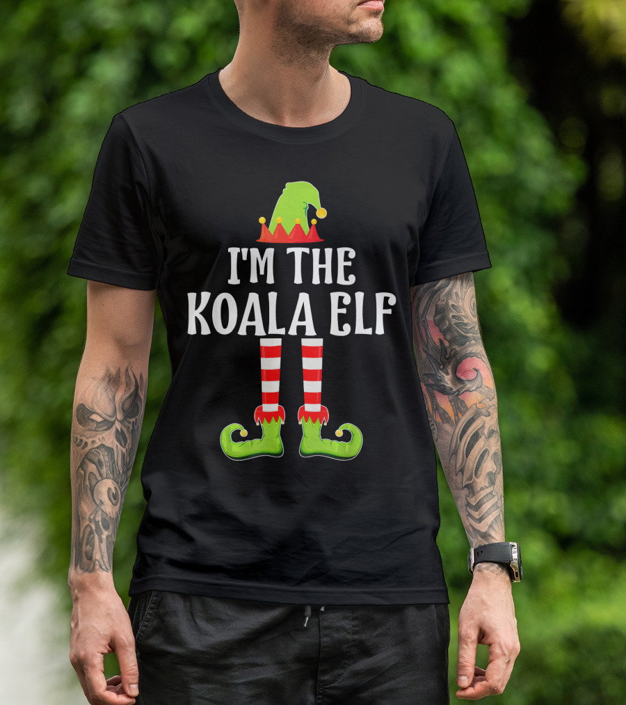 I'M THE KOALA ELF Matching Family Group Christmas T-Shirt