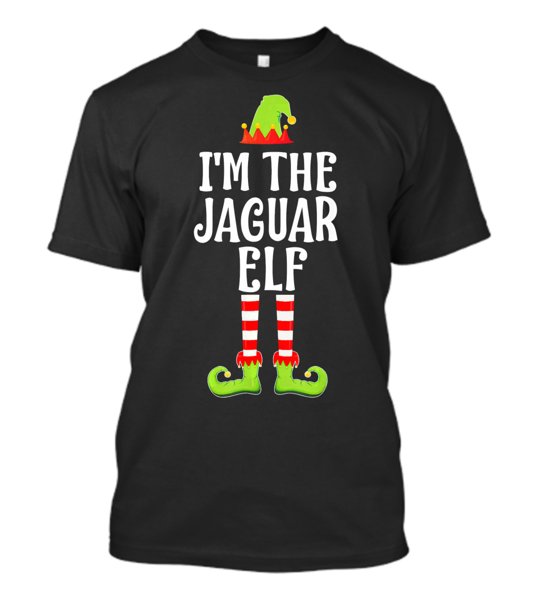 I'M The JAGUAR Elf Christmas Matching Family Group T-Shirt