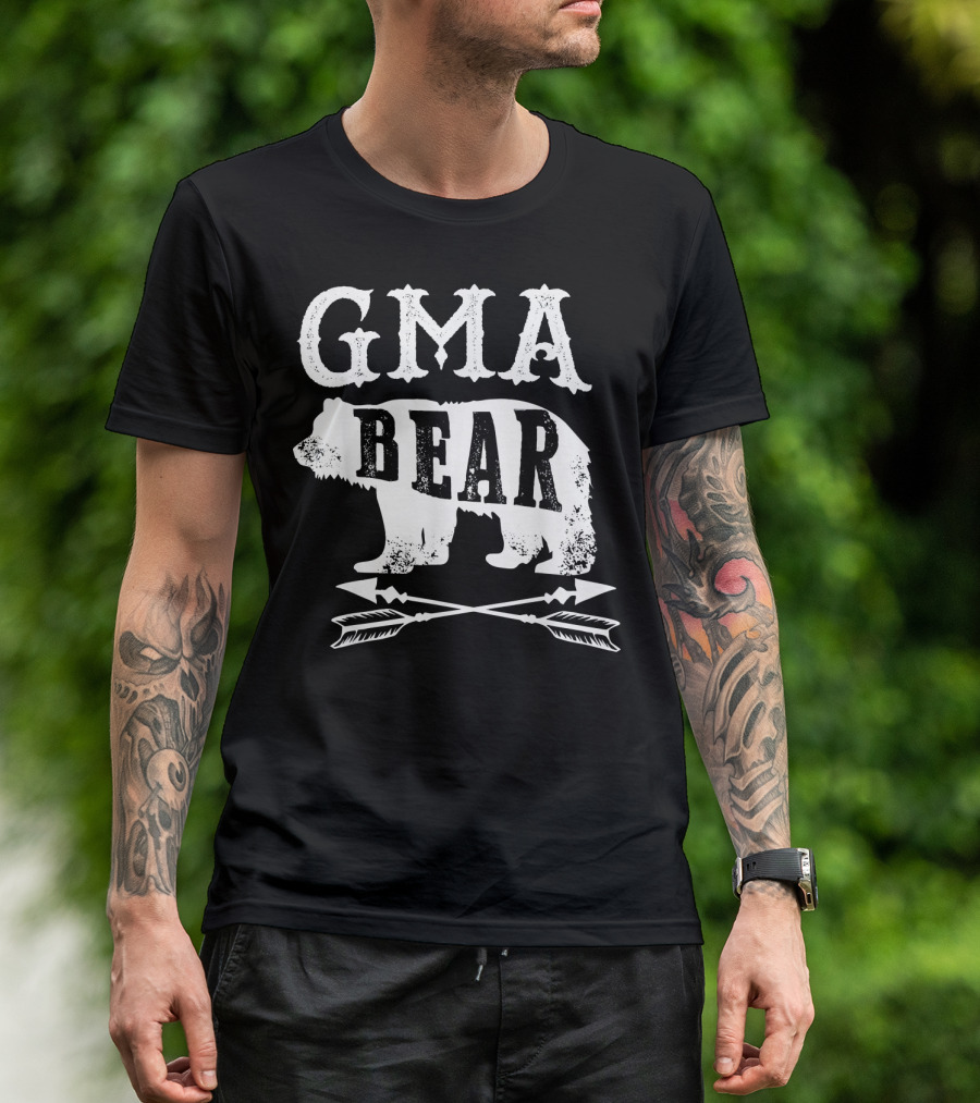 Gma Bear Grandmother Bear Arrows T-Shirt
