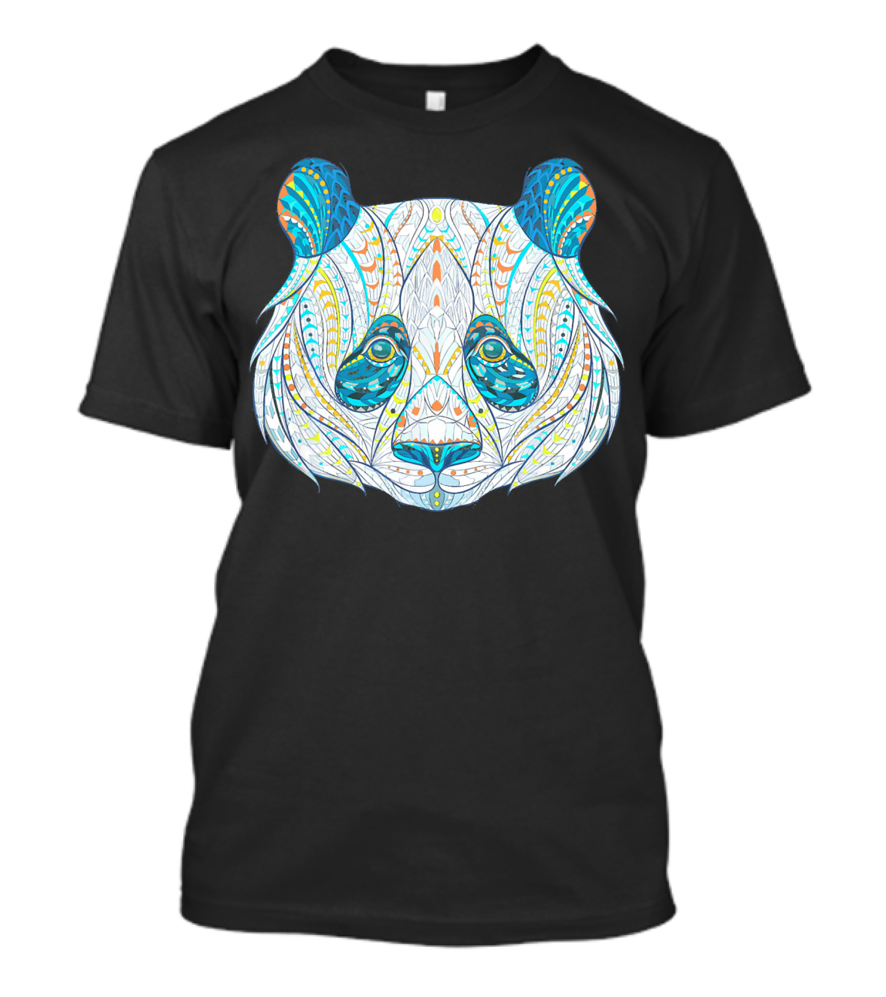 Maverick Infanta Colorful Patterned Panda Bea T-Shirt