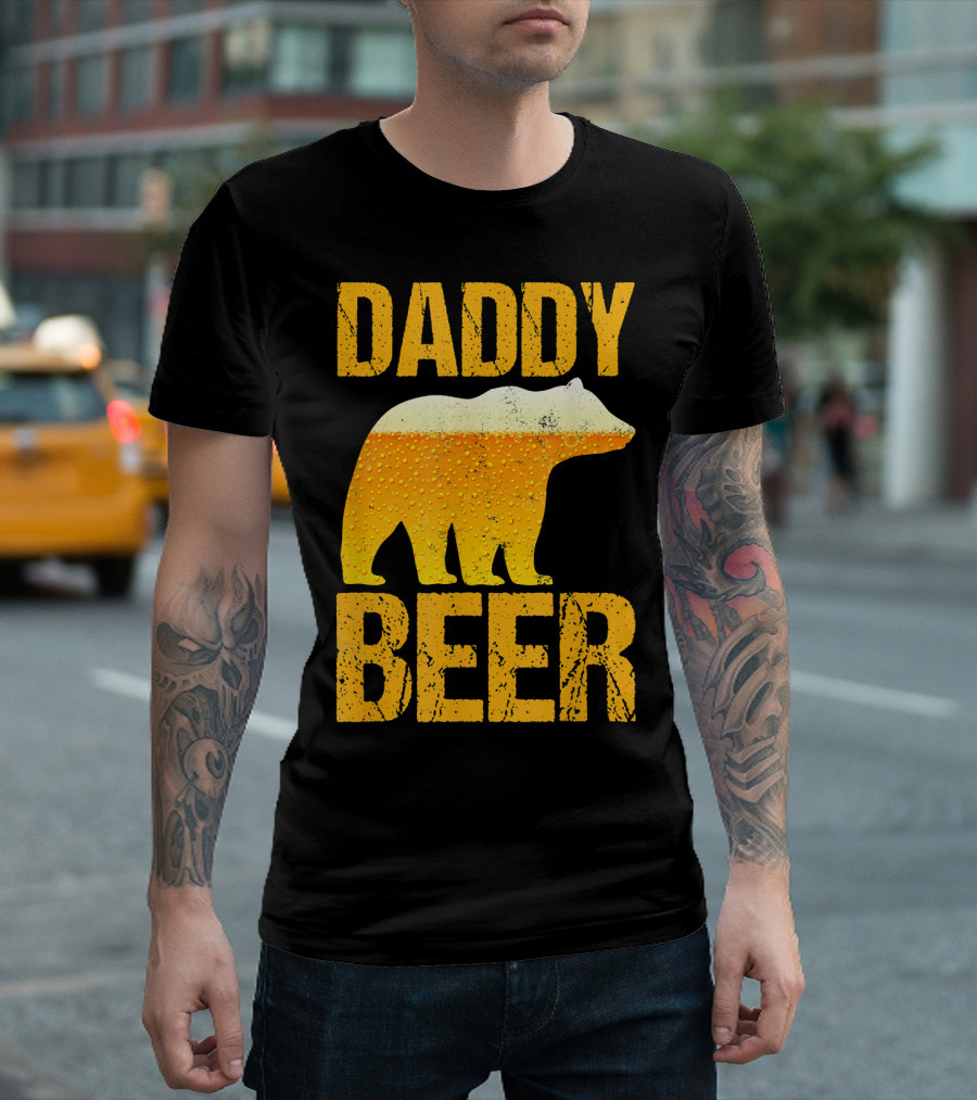 Daddy Beer Bear T-Shirt