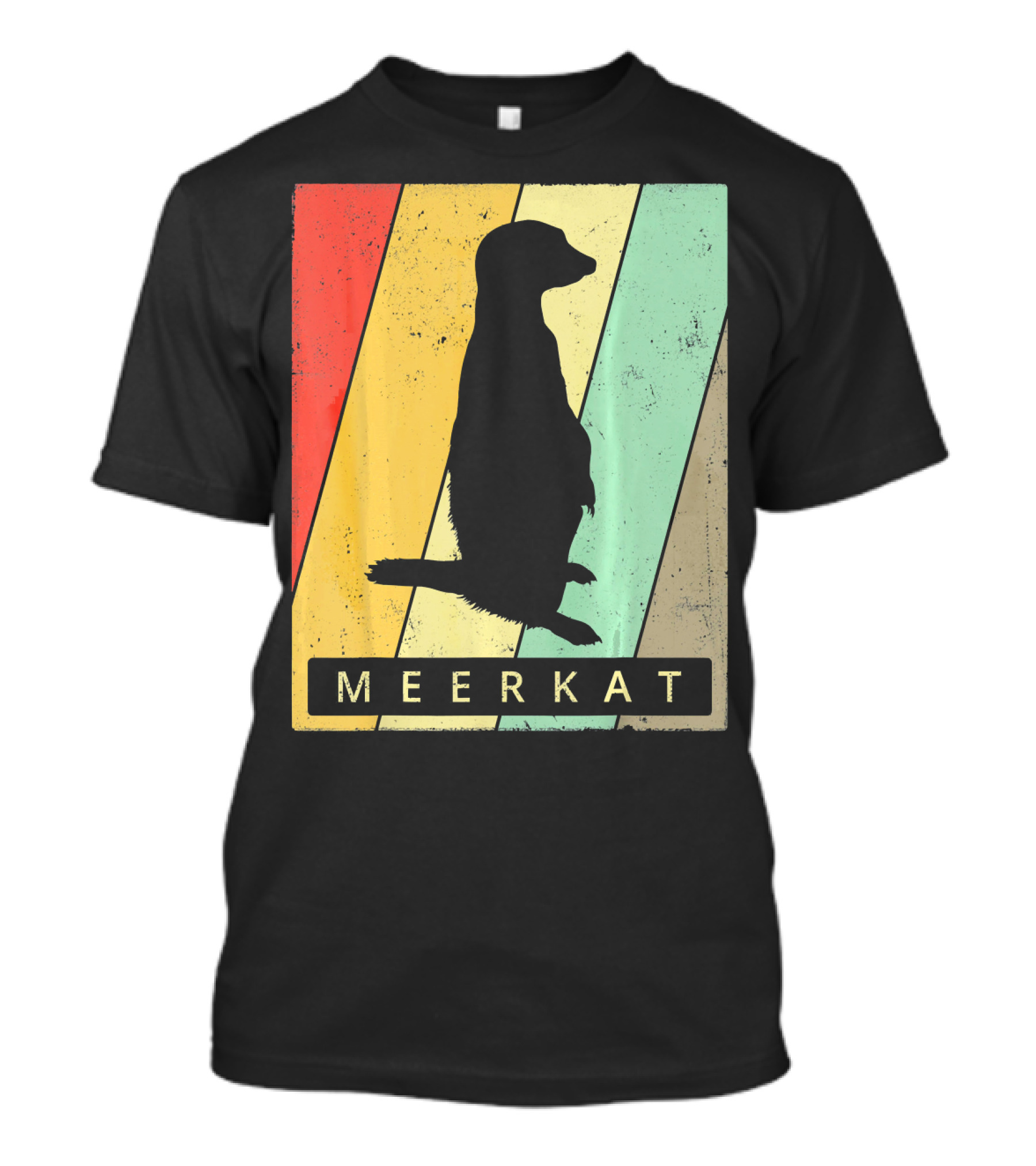 Meerkat Lover Vintage Retro Animal T-Shirt