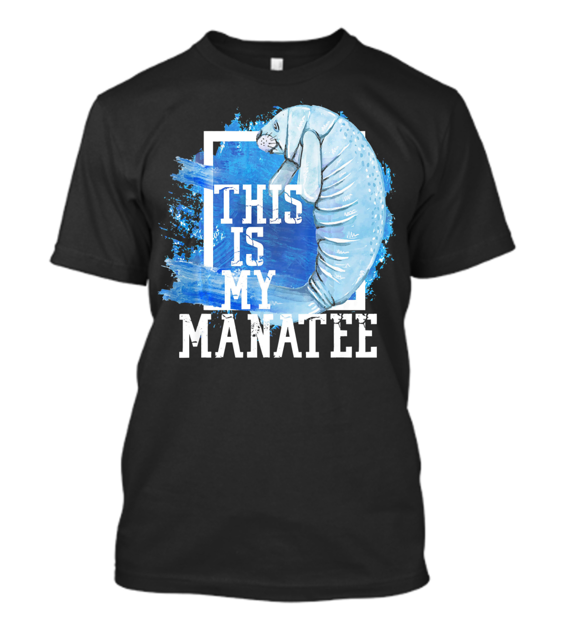This Is My Manatee Vintage Wave Cute Sea Cow T-Shirt